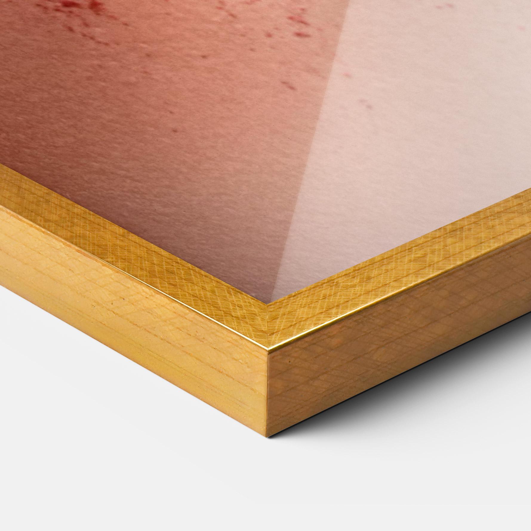 Plakat w Ramie Pretty Asian Makeup mockup 3