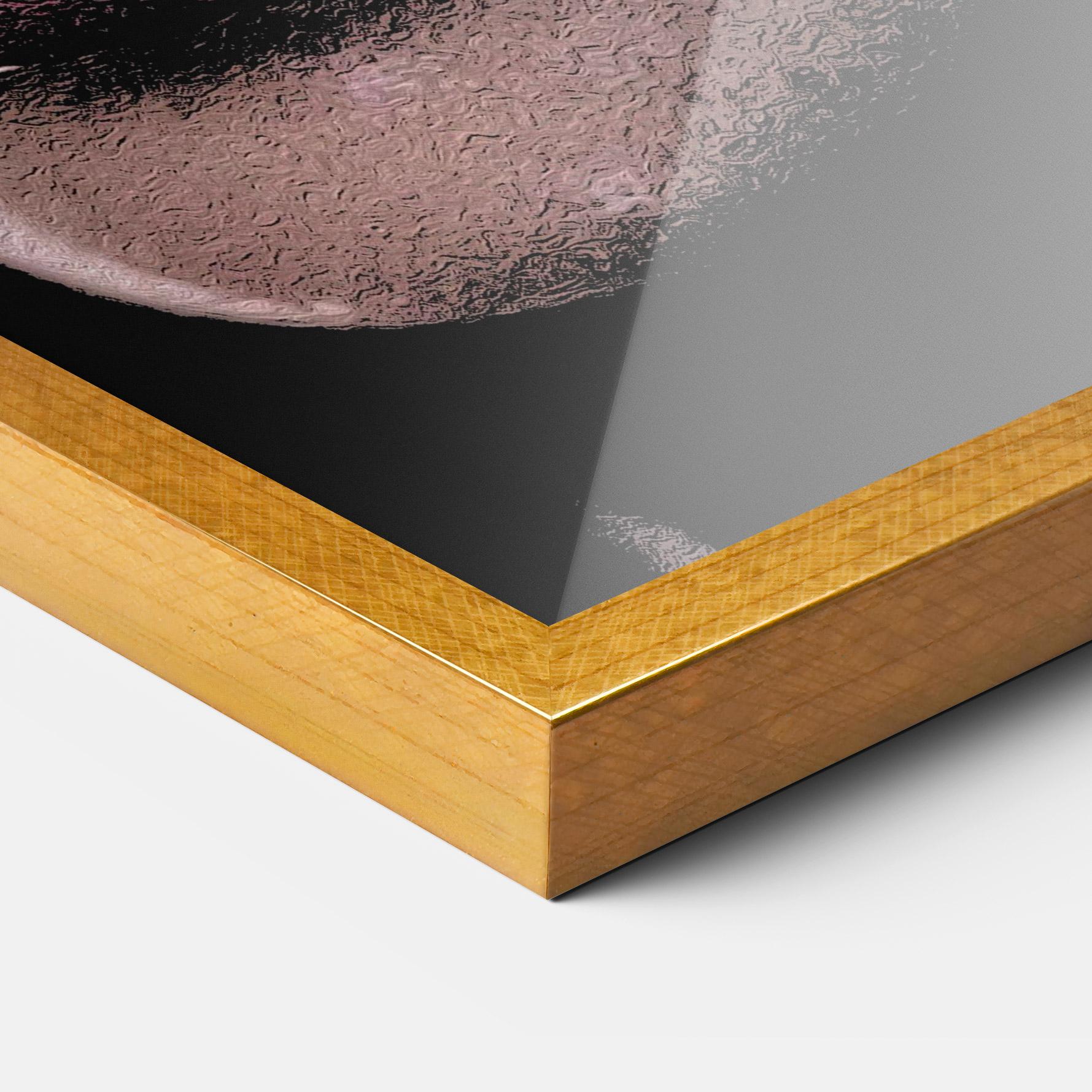 Plakat w Ramie Pretty Crystal Makeup mockup 3