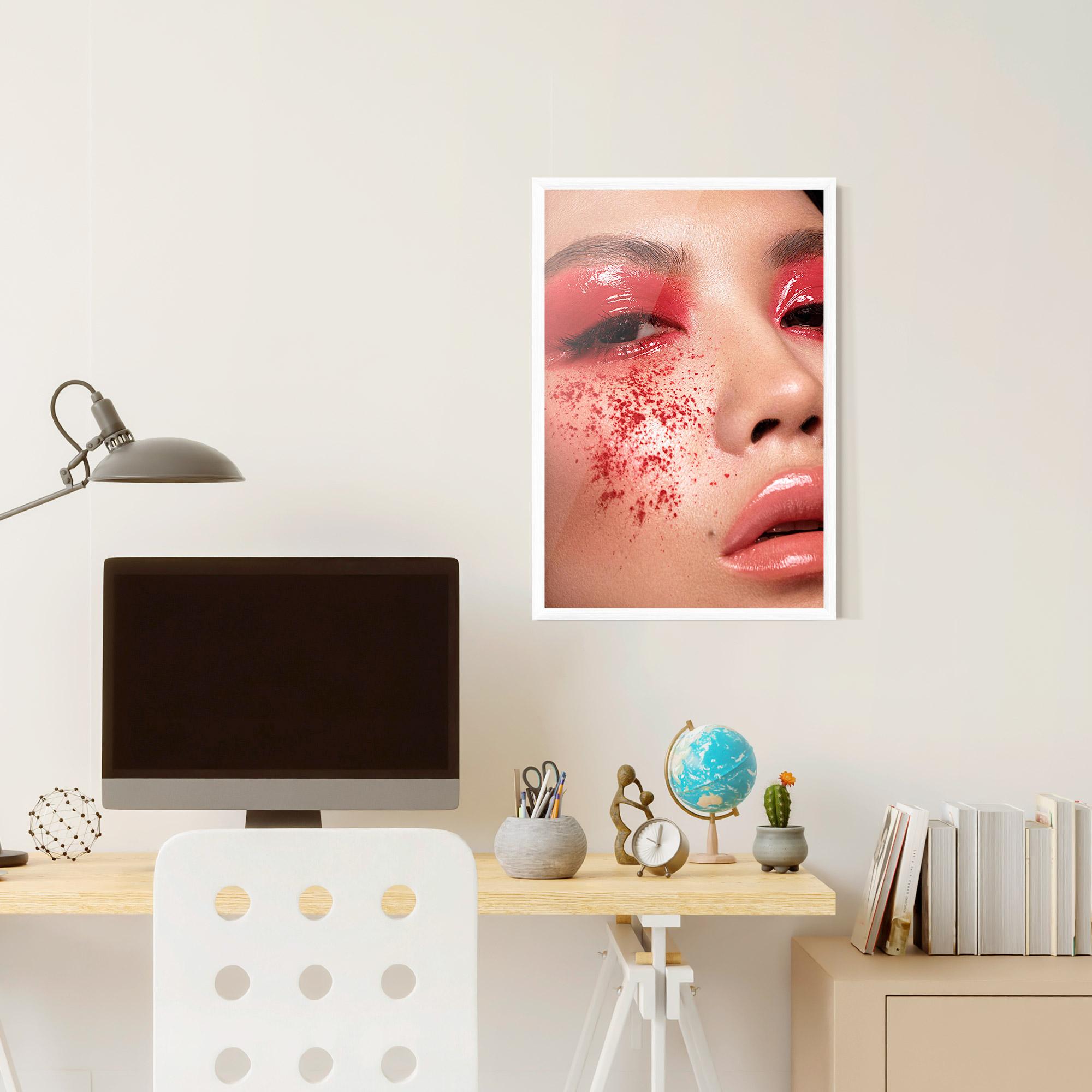 Plakat w Ramie Pretty Asian Makeup mockup 6