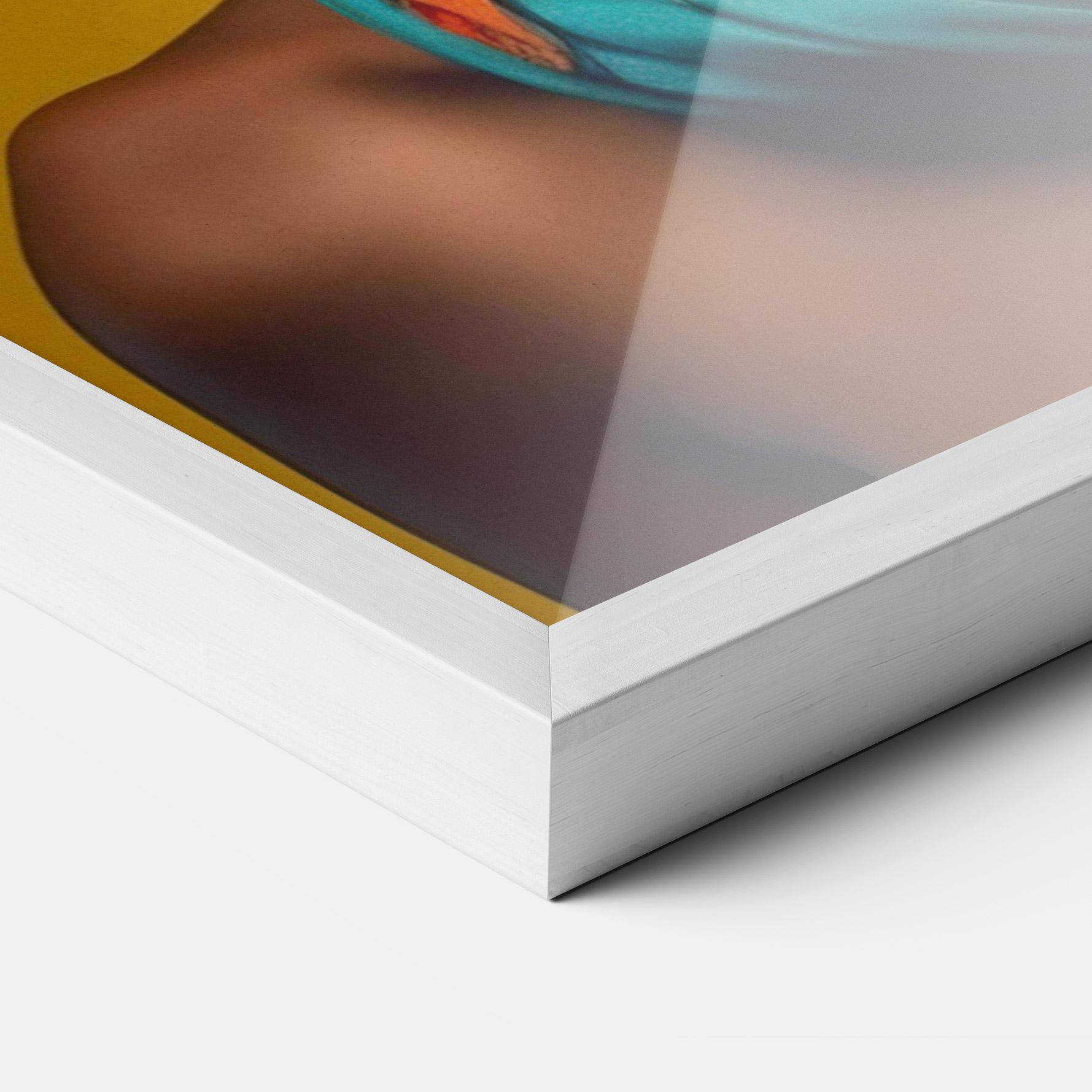 Plakat w Ramie African Yellow Portrait mockup 3