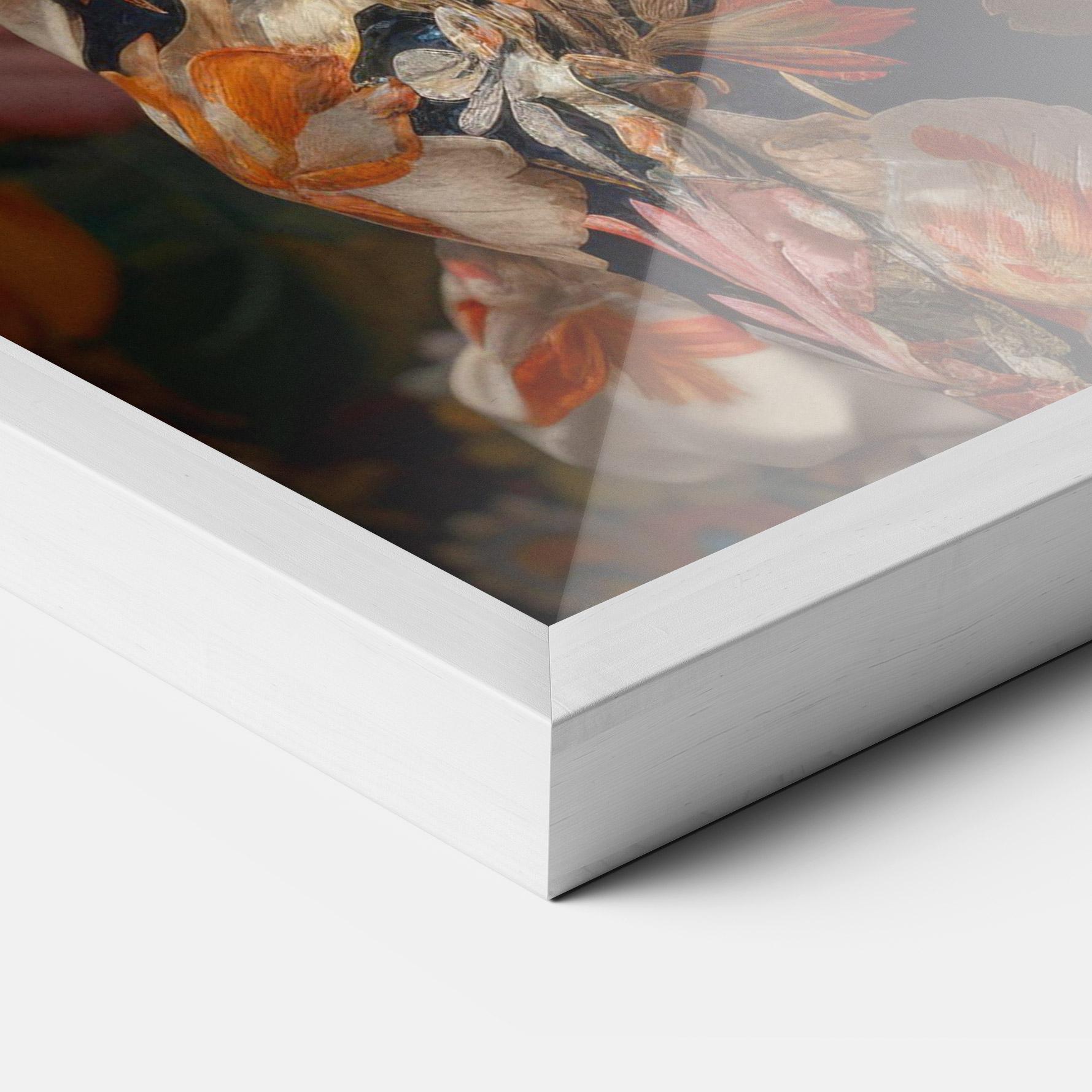 Plakat w Ramie Floral Dress Lady mockup 3