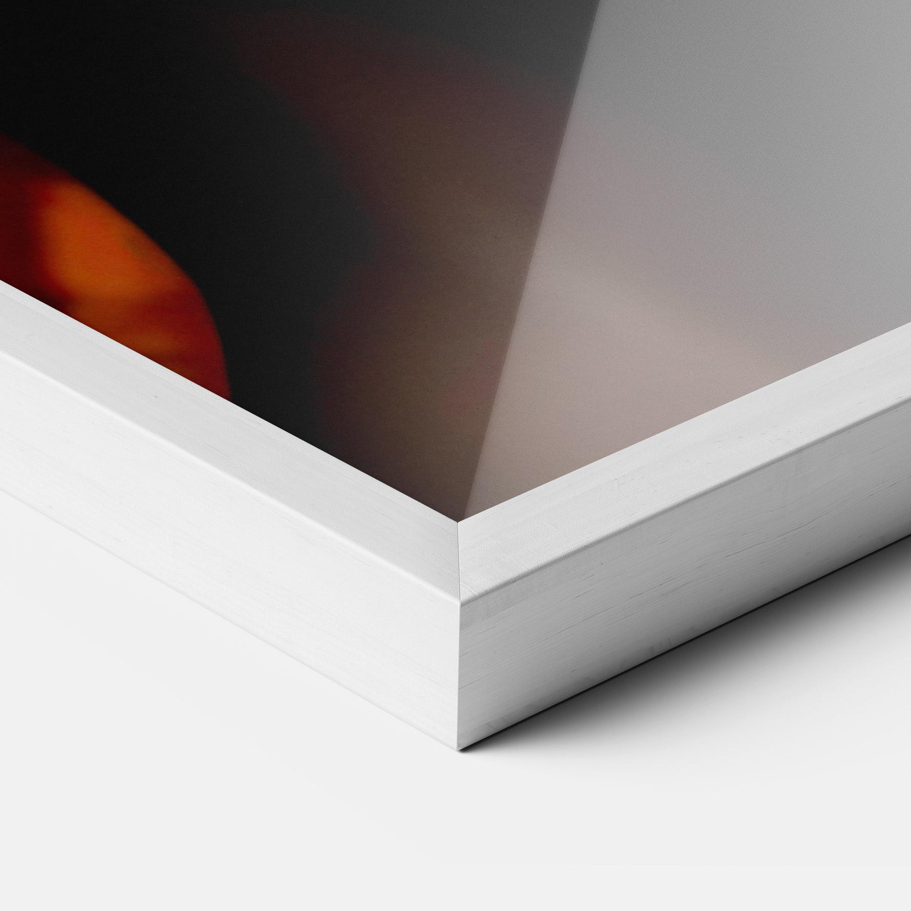 Plakat w Ramie Orange African Makeup mockup 3