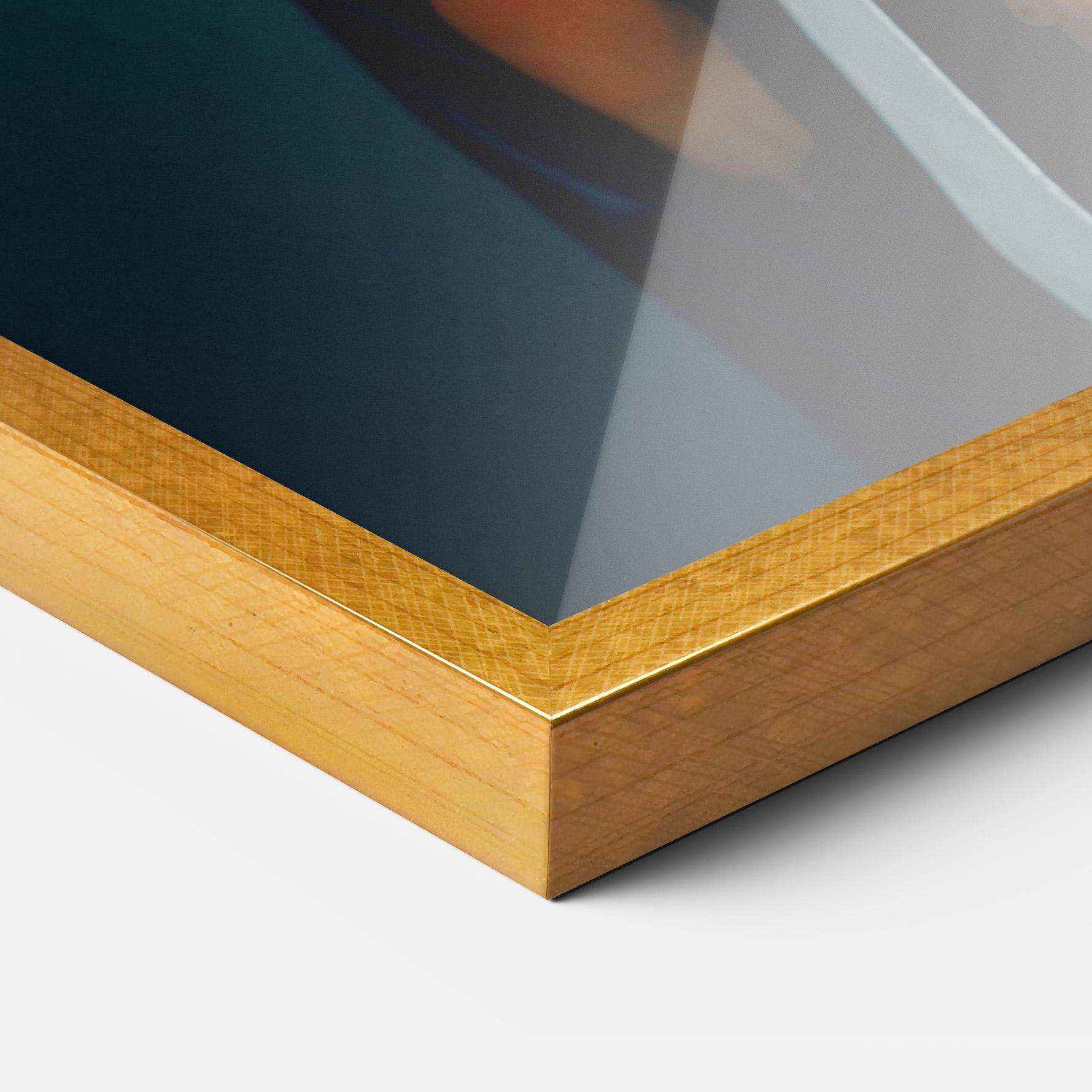 Plakat w Ramie Asian Painted Woman mockup 3