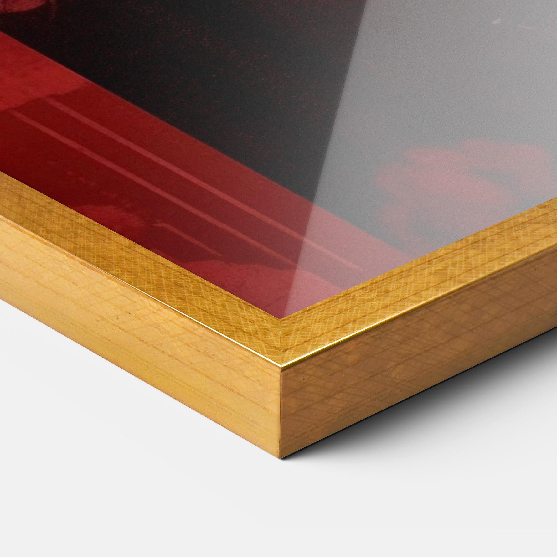 Plakat w Ramie Black Asiatic Makeup mockup 3