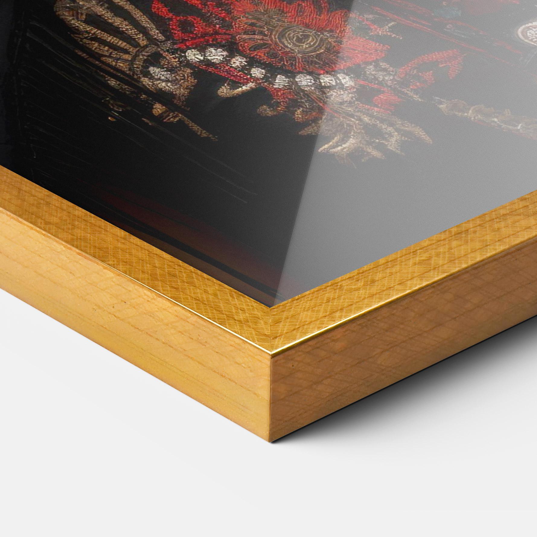 Plakat w Ramie Native American Long Hair mockup 3