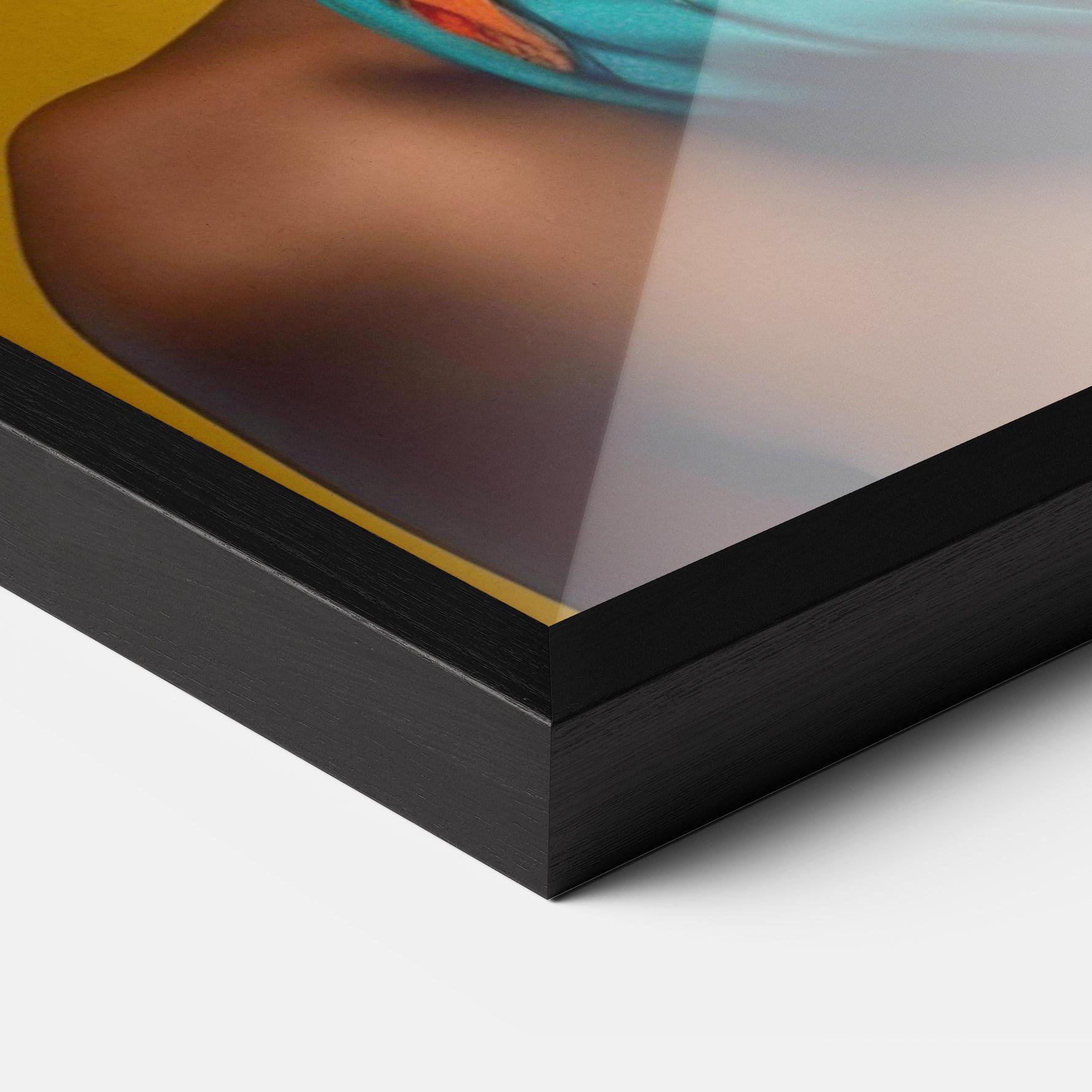 Plakat w Ramie African Yellow Portrait mockup 3