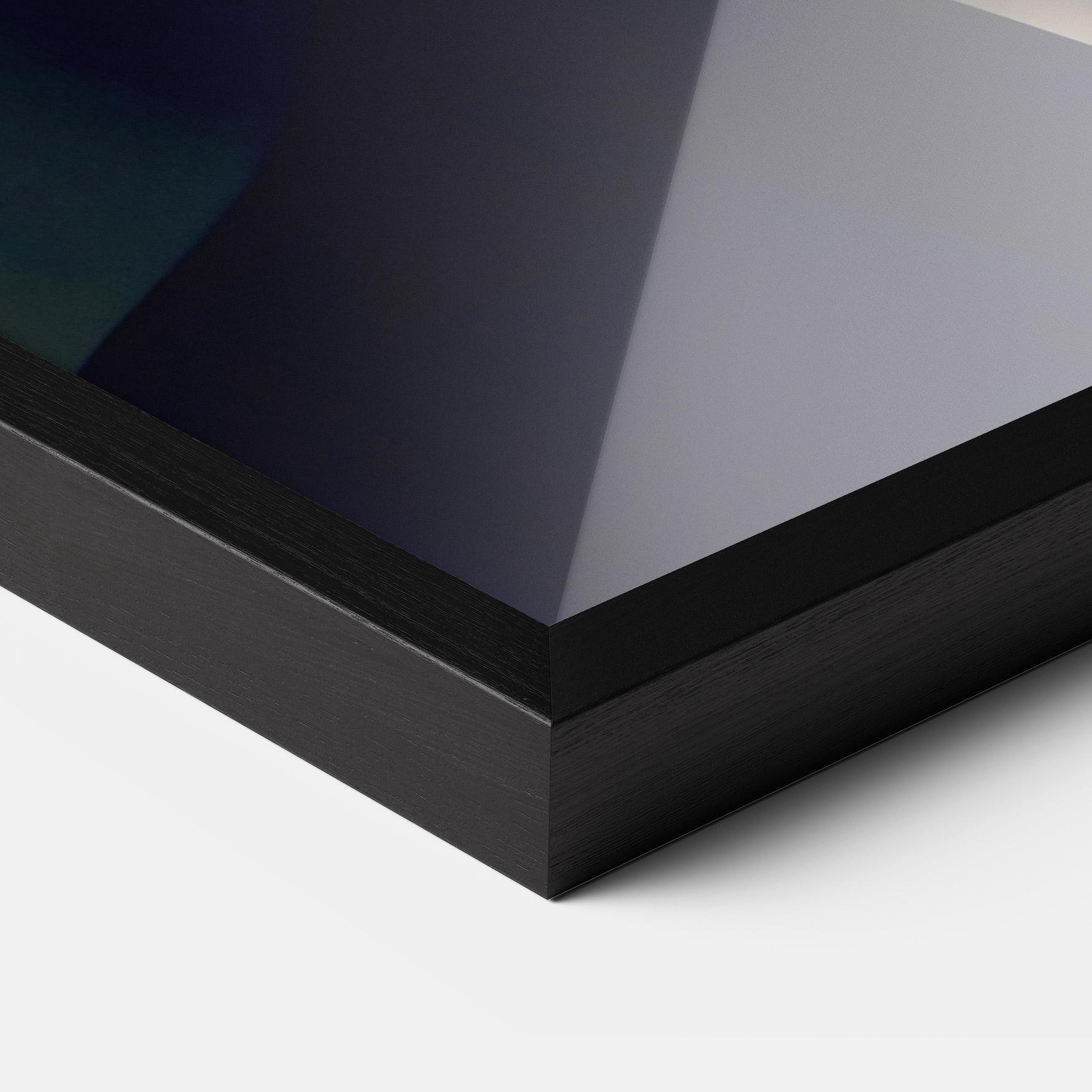 Plakat w Ramie Black Circle Asian Woman mockup 3