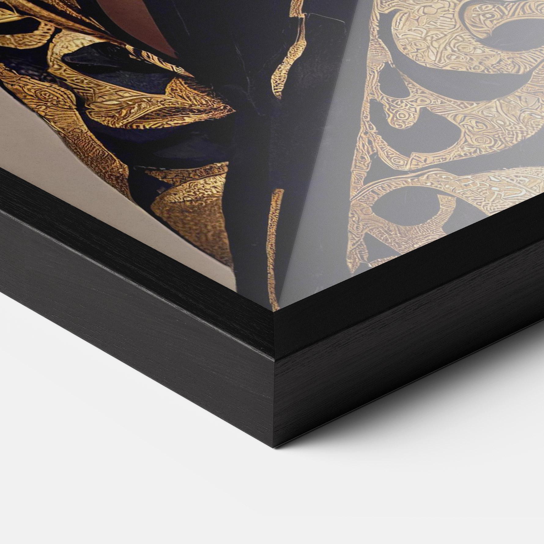 Plakat w Ramie Kimono Headphones mockup 3