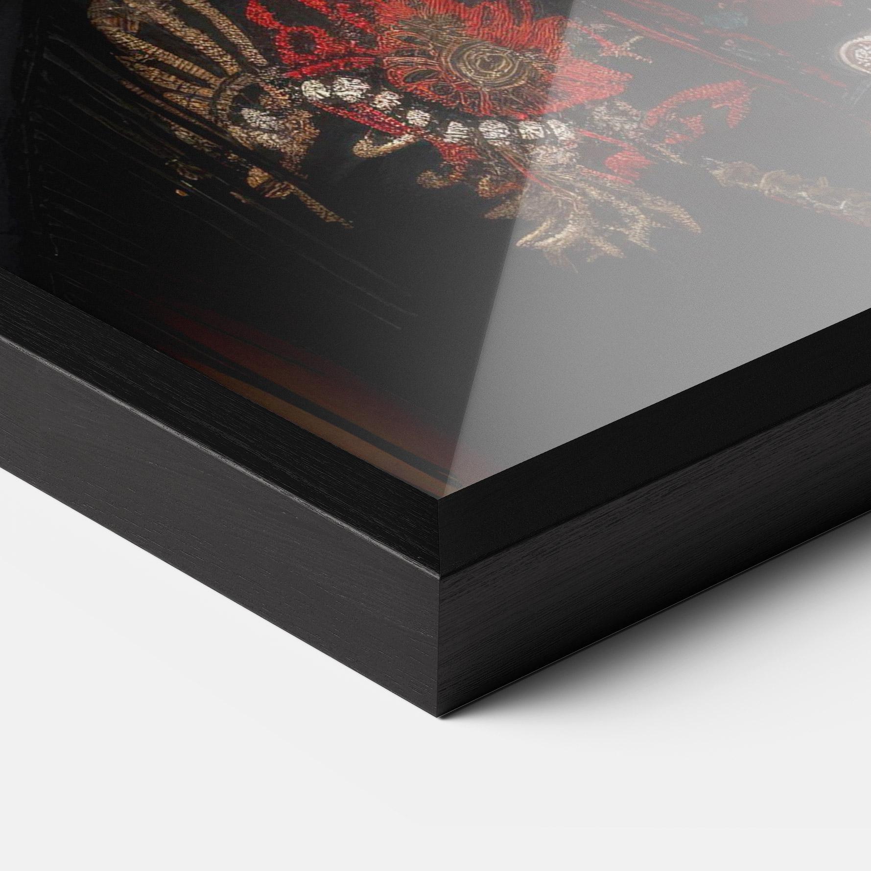 Plakat w Ramie Native American Long Hair mockup 3