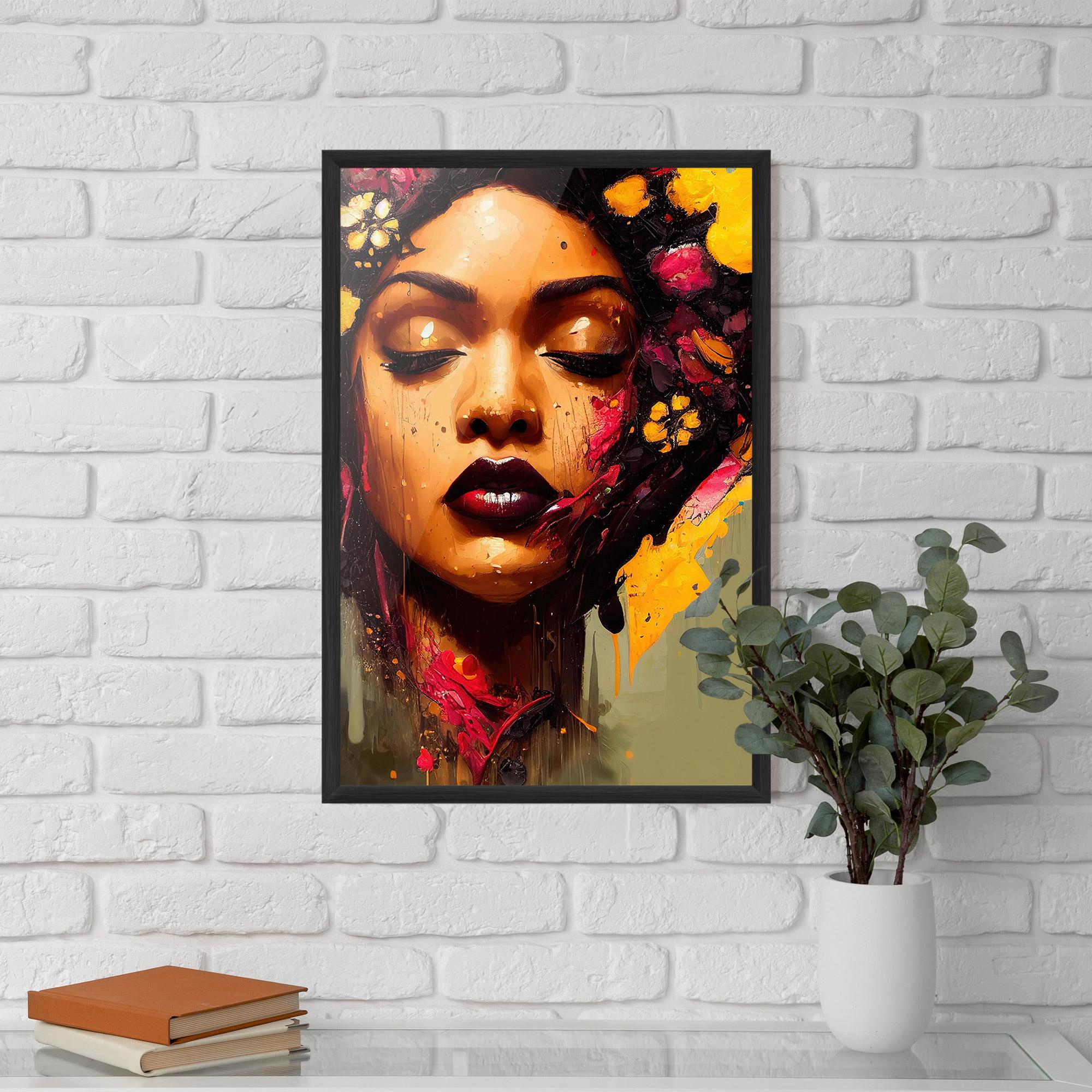 Plakat w Ramie Ebony Woman mockup 5