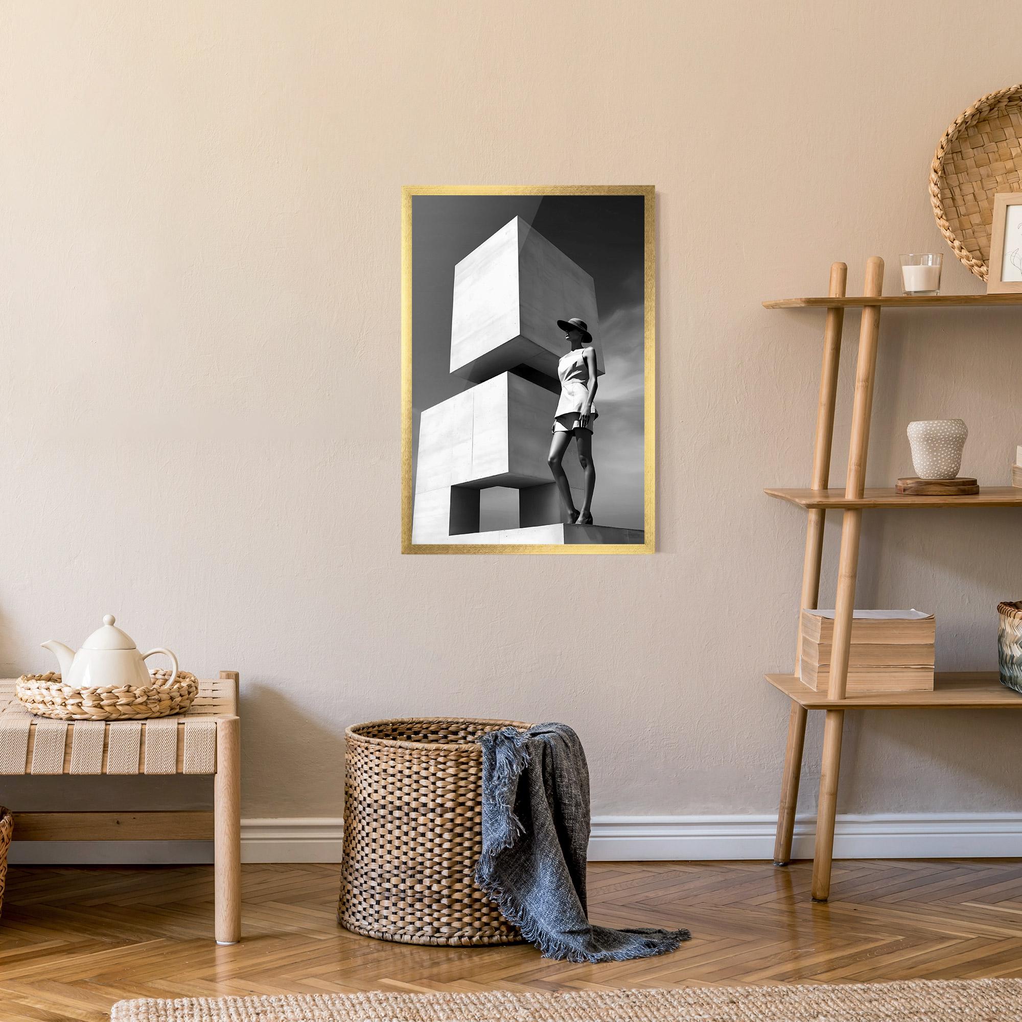 Plakat w Ramie Modern Fashion Woman mockup 9