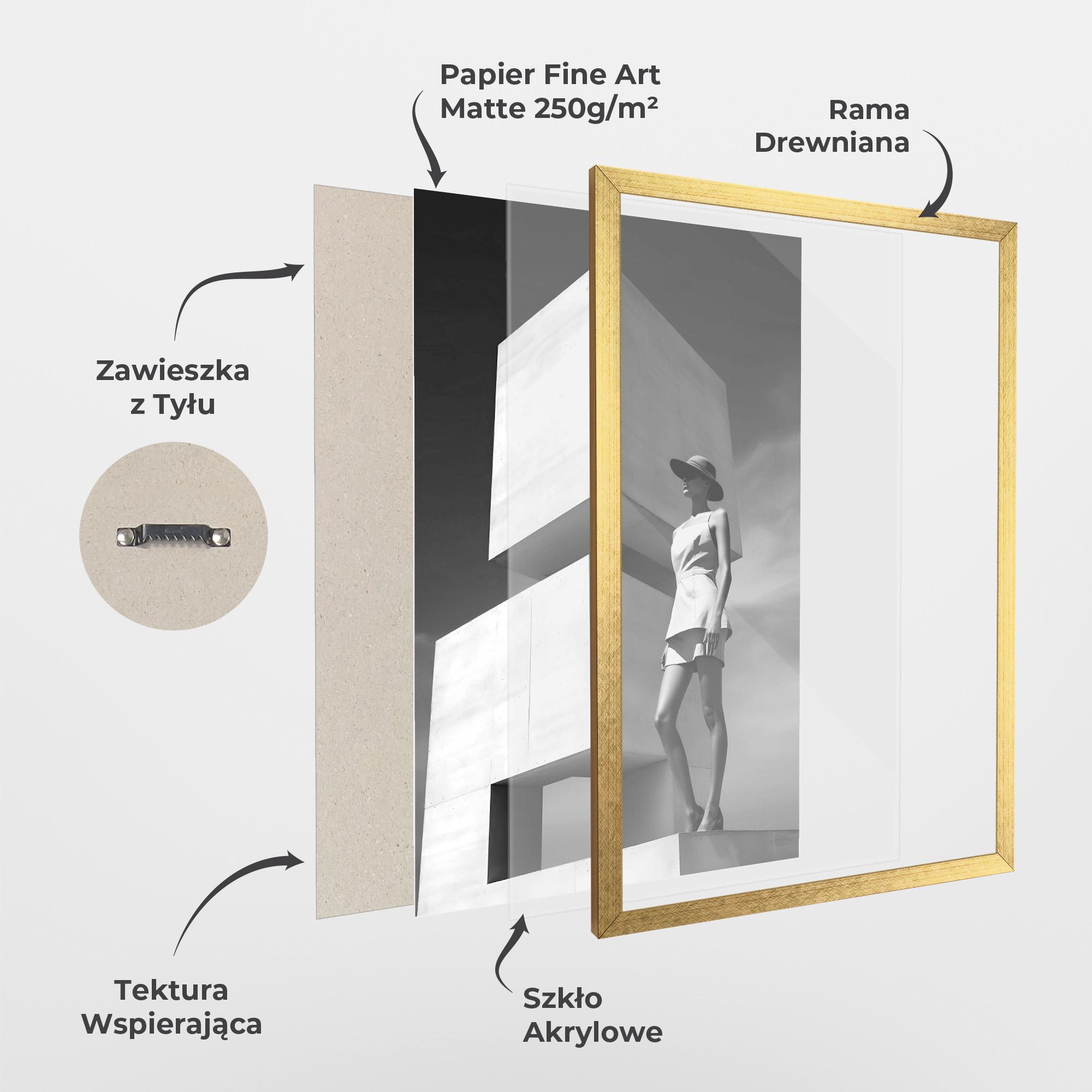 Plakat w Ramie Modern Fashion Woman mockup 1