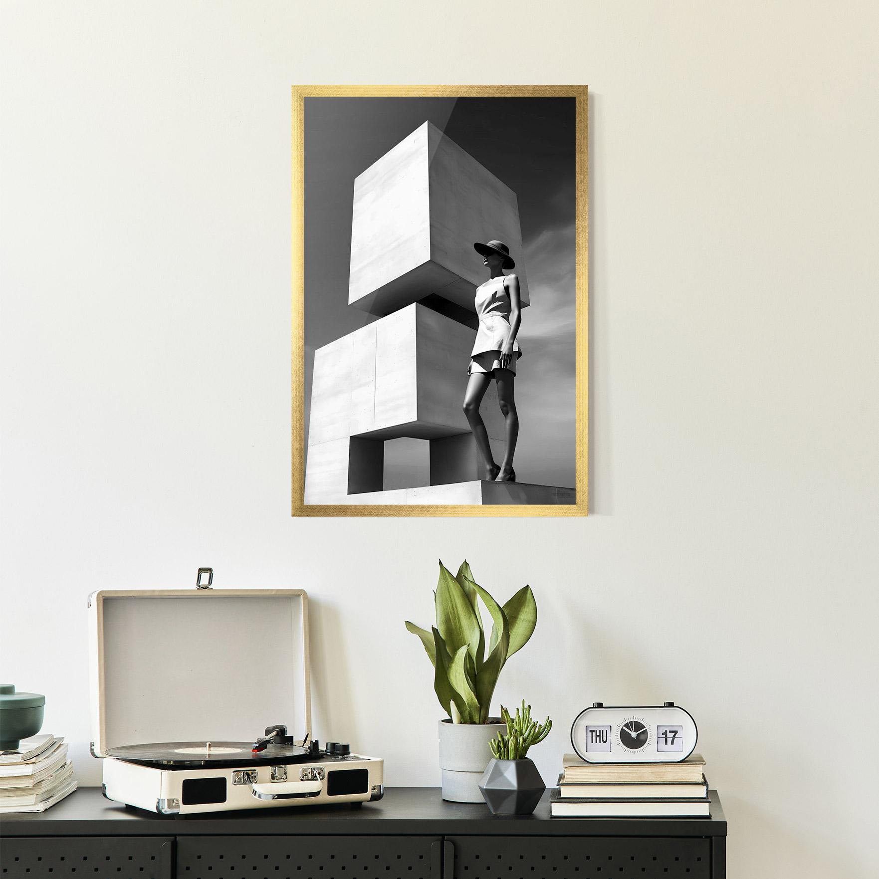 Plakat w Ramie Modern Fashion Woman mockup 2