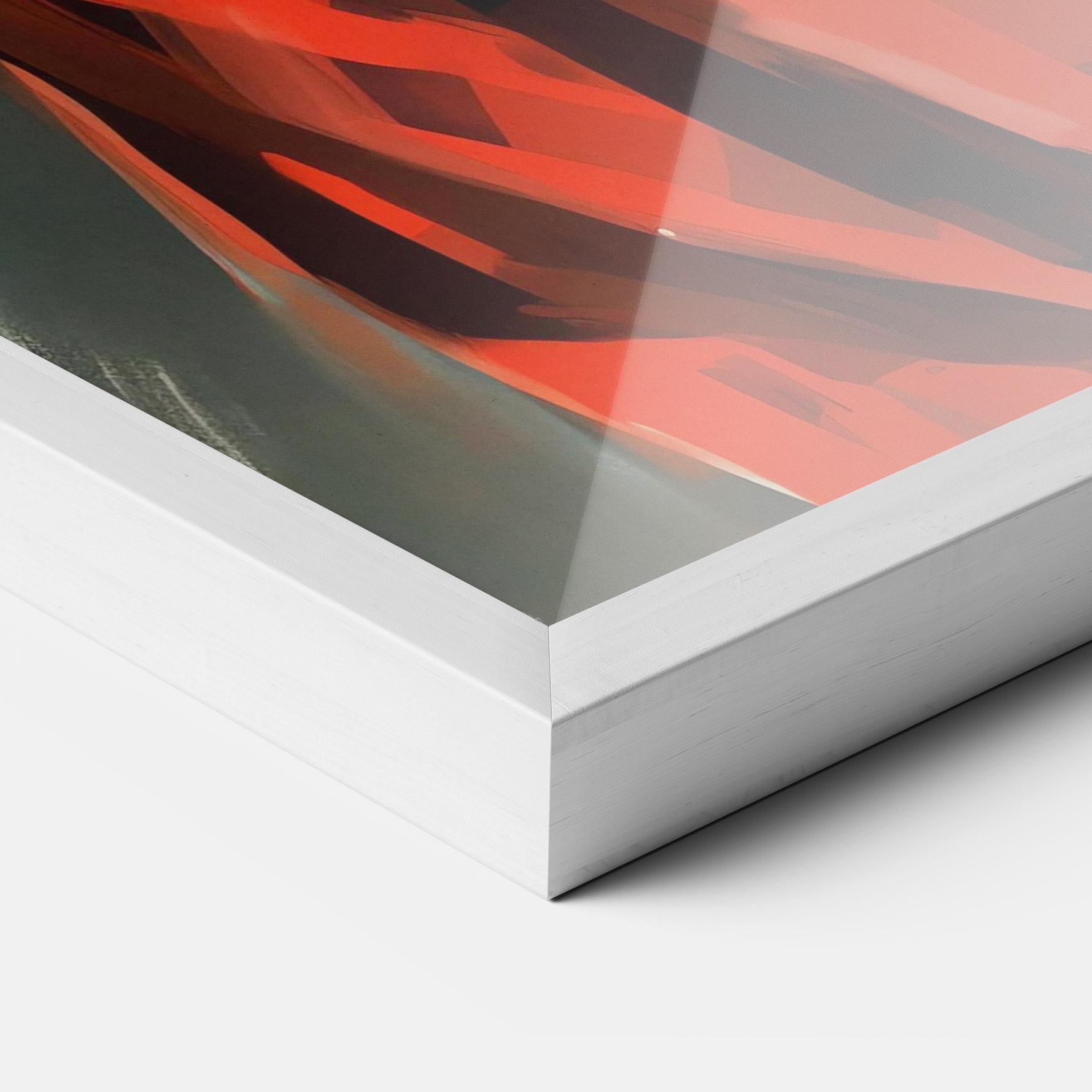 Plakat w Ramie Painting Wearing Sunglasses mockup 3