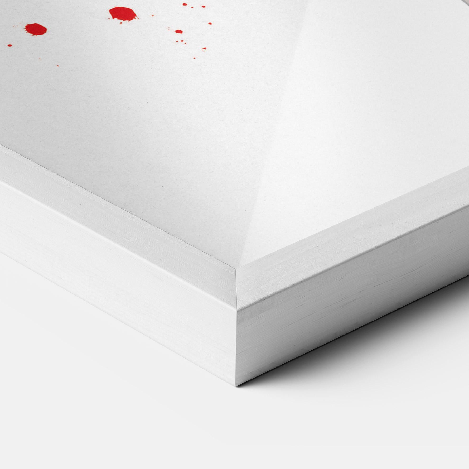 Plakat w Ramie Red Pants Woman mockup 3