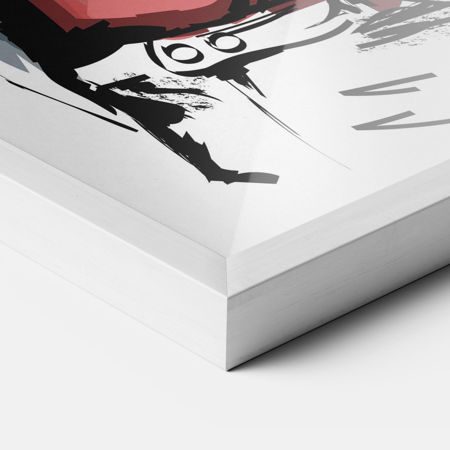 Plakat w Ramie Woman Feeling Cute mockup 3