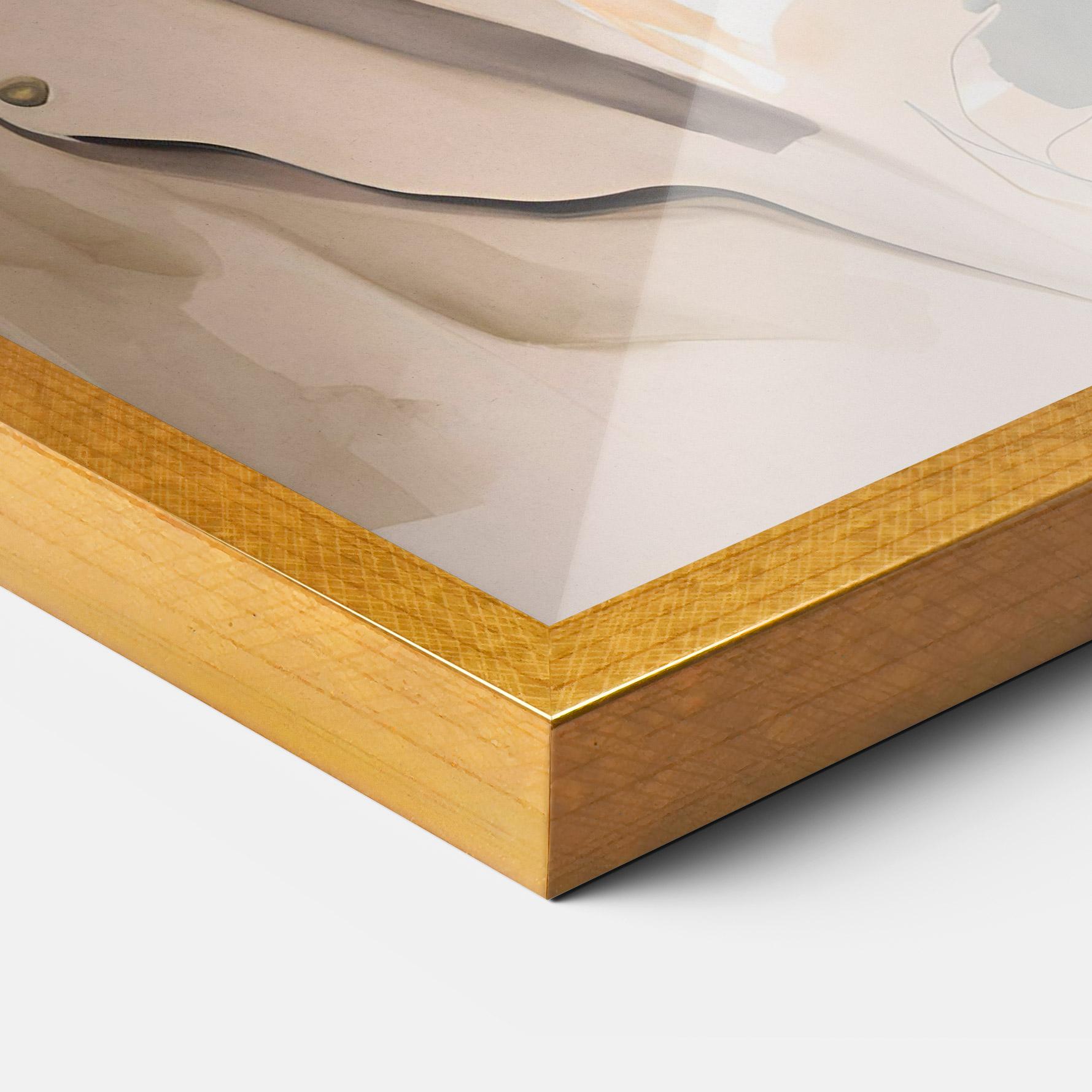 Plakat w Ramie Watercolor Stylish Model mockup 3