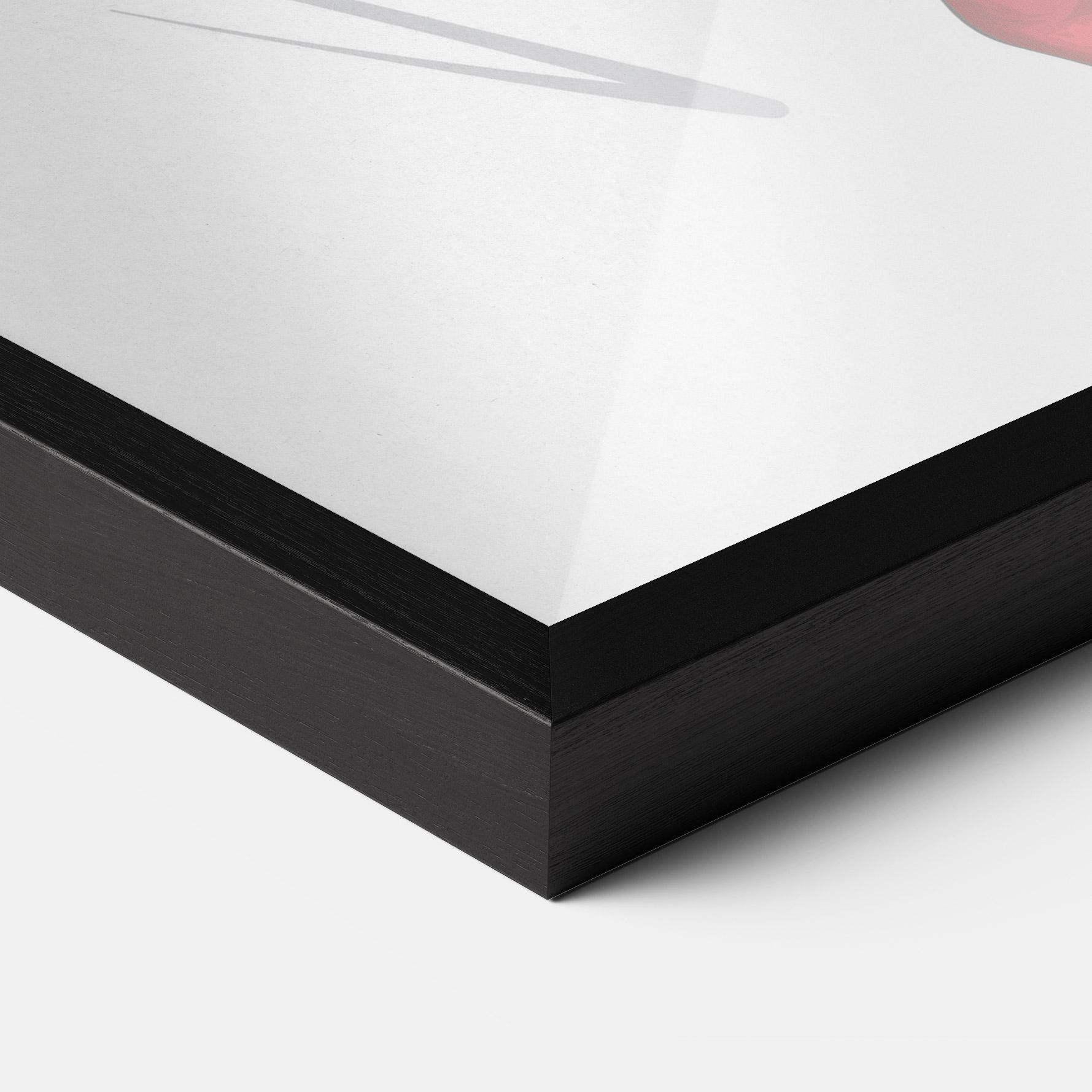 Plakat w Ramie Red Tall Boots Woman mockup 3