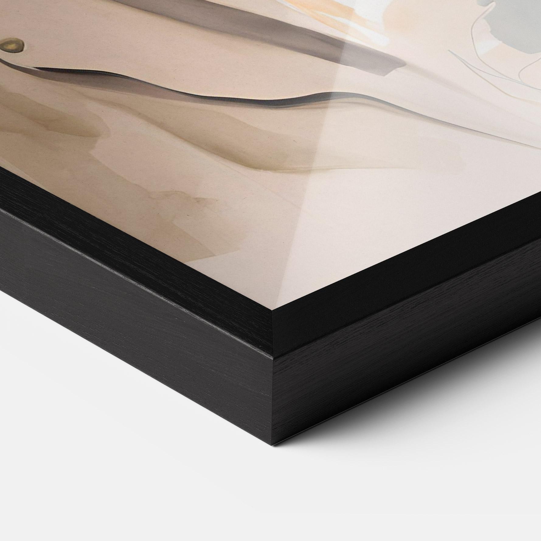 Plakat w Ramie Watercolor Stylish Model mockup 3