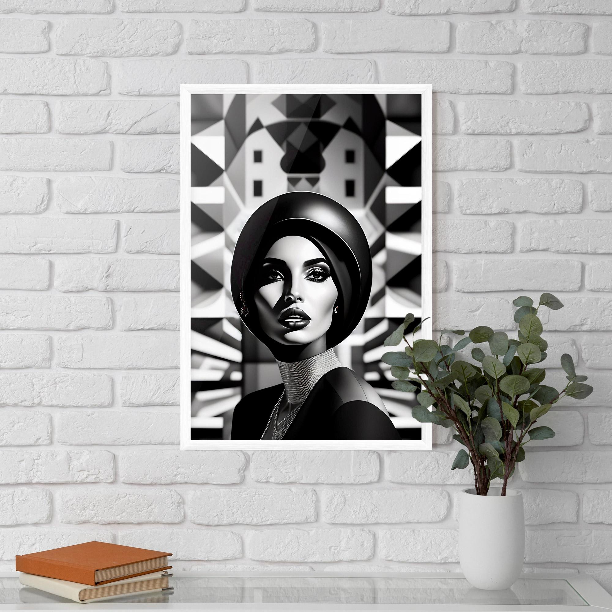 Plakat w Ramie Big Black Hat mockup 5