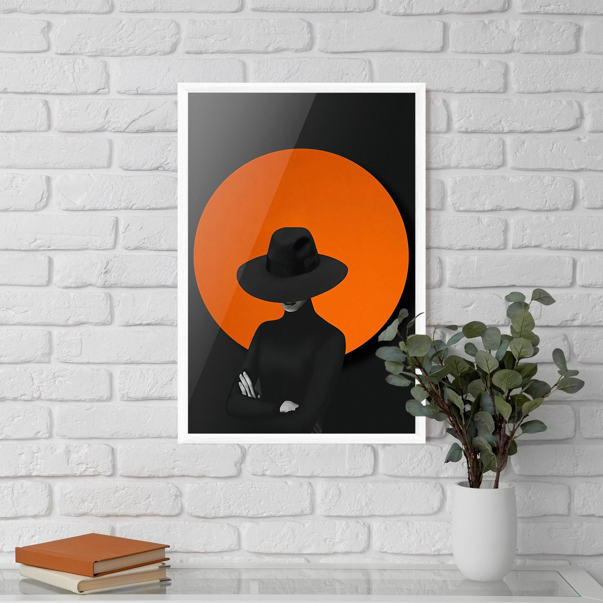 Plakat w Ramie Black Fashion mockup 5