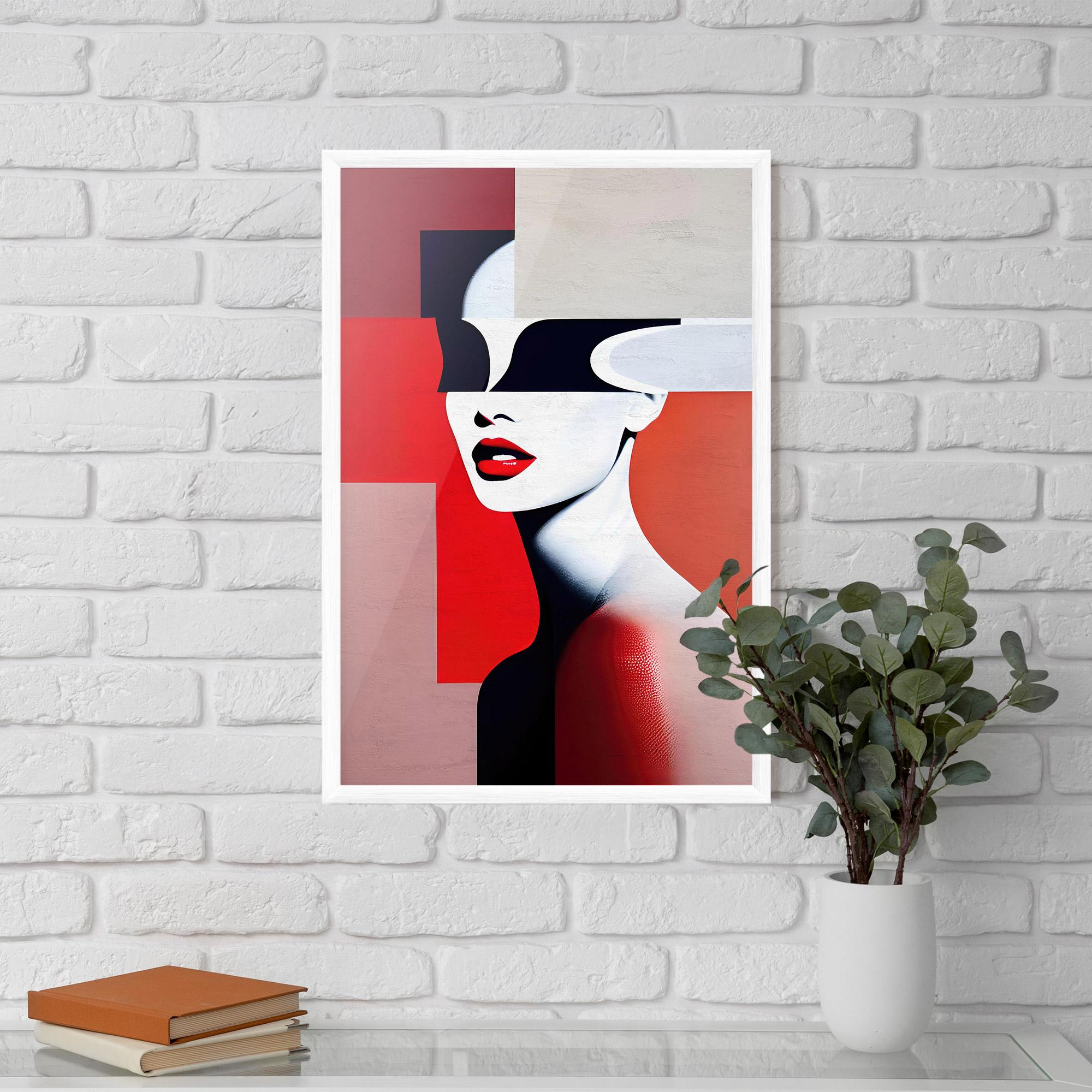 Plakat w Ramie Interesting Woman Art mockup 5