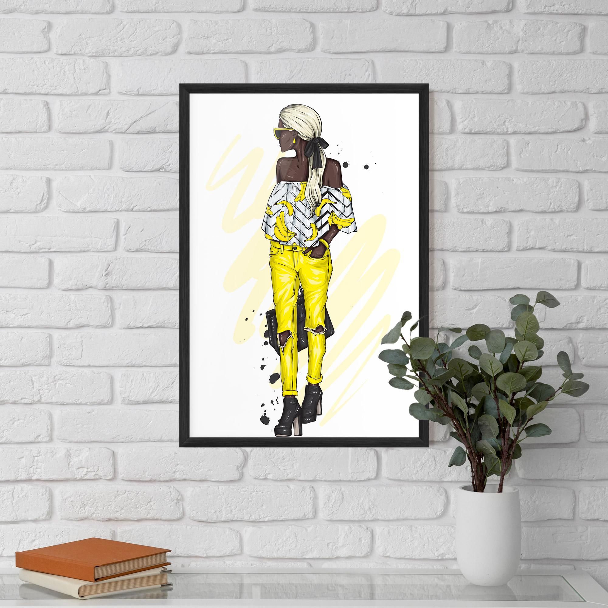 Plakat w Ramie Banana Blouse mockup 5
