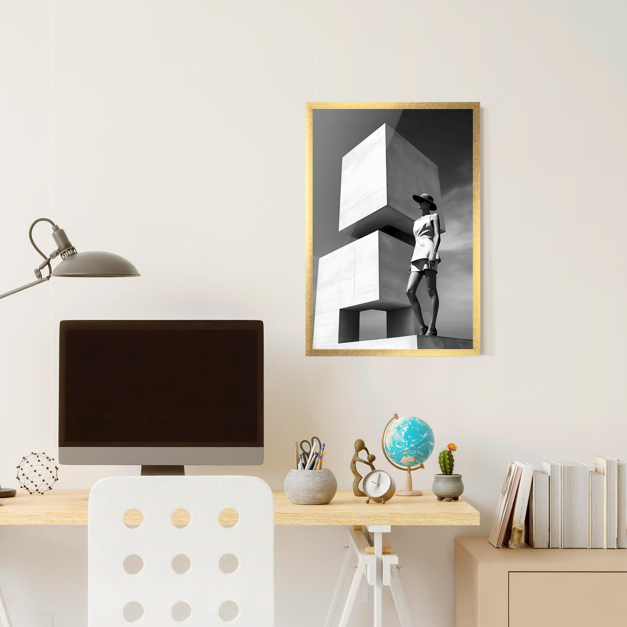 Plakat w Ramie Modern Fashion Woman mockup 6