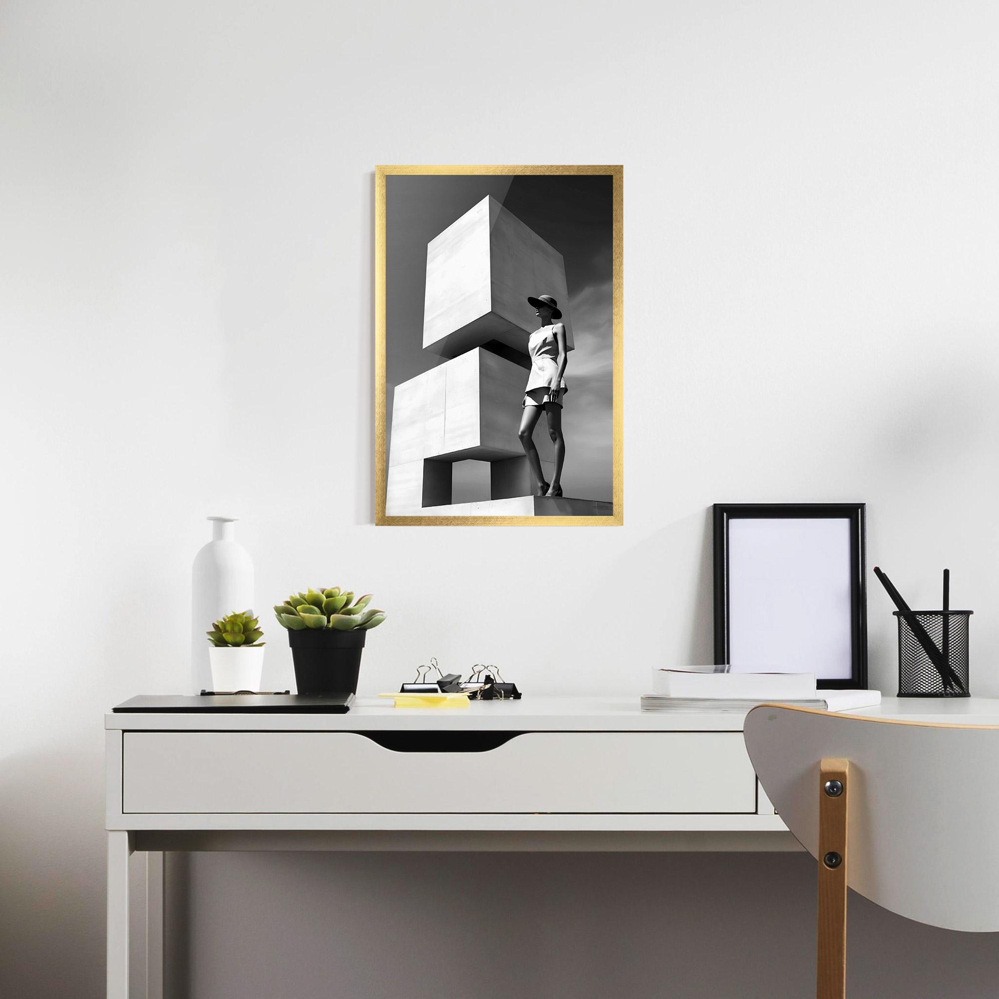 Plakat w Ramie Modern Fashion Woman mockup 7