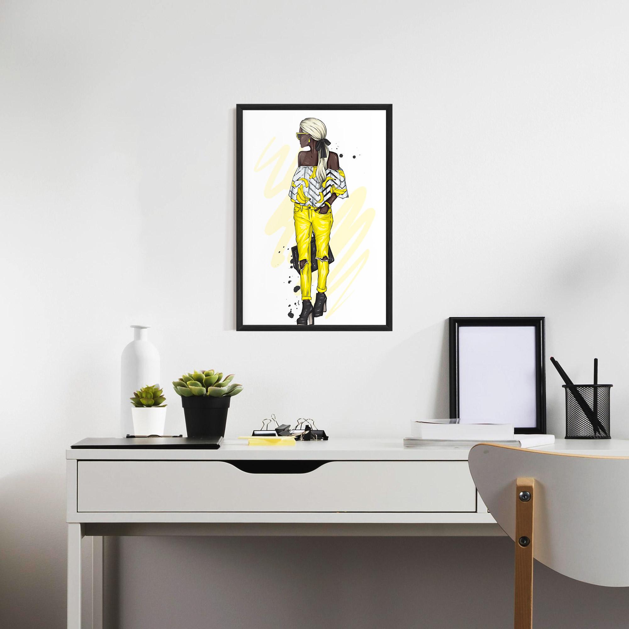 Plakat w Ramie Banana Blouse mockup 7