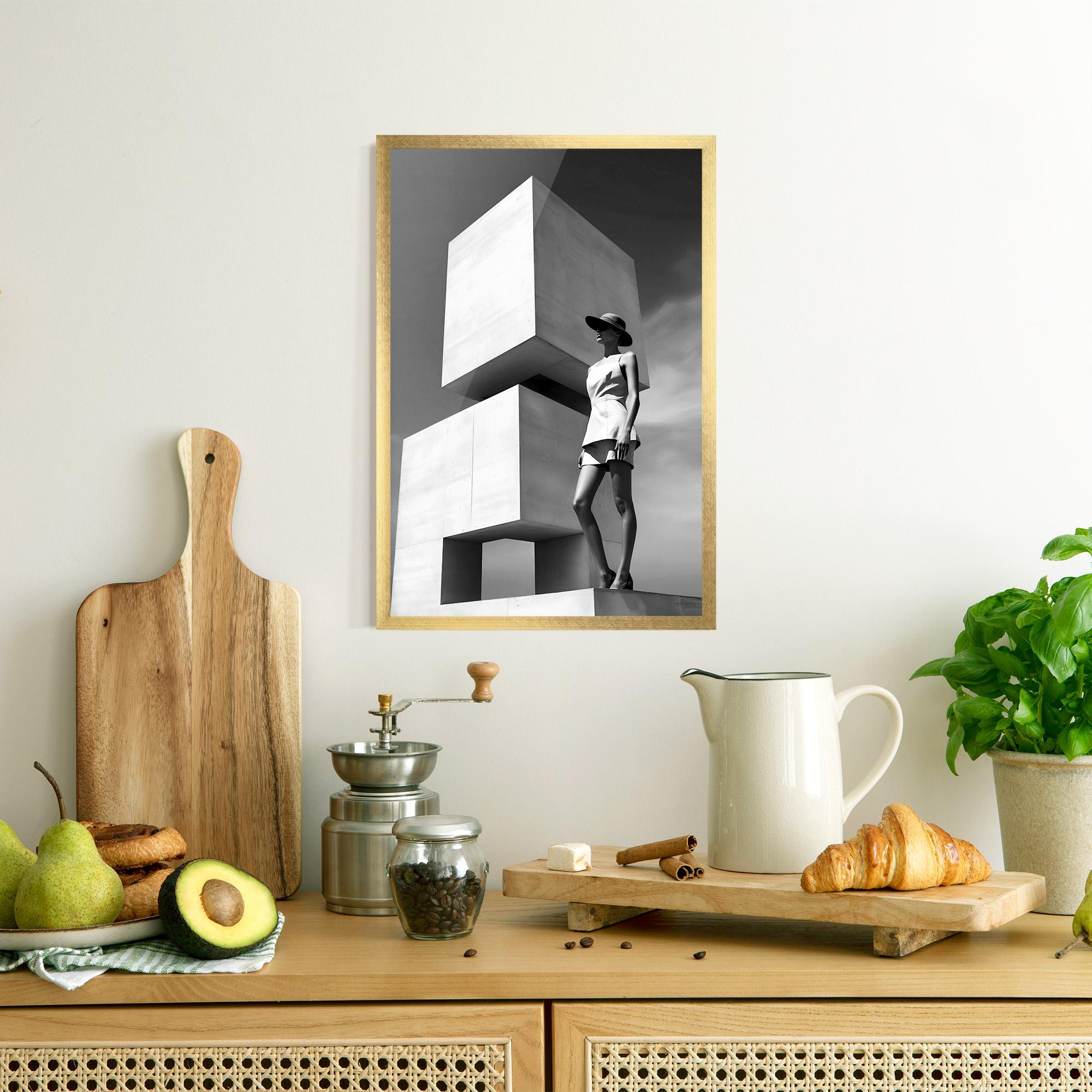 Plakat w Ramie Modern Fashion Woman mockup 8