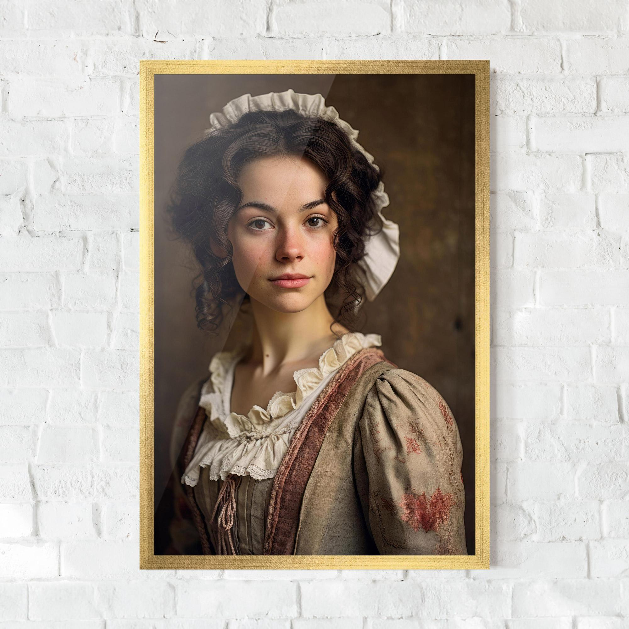 Plakat w Ramie Light Green Dress mockup 0