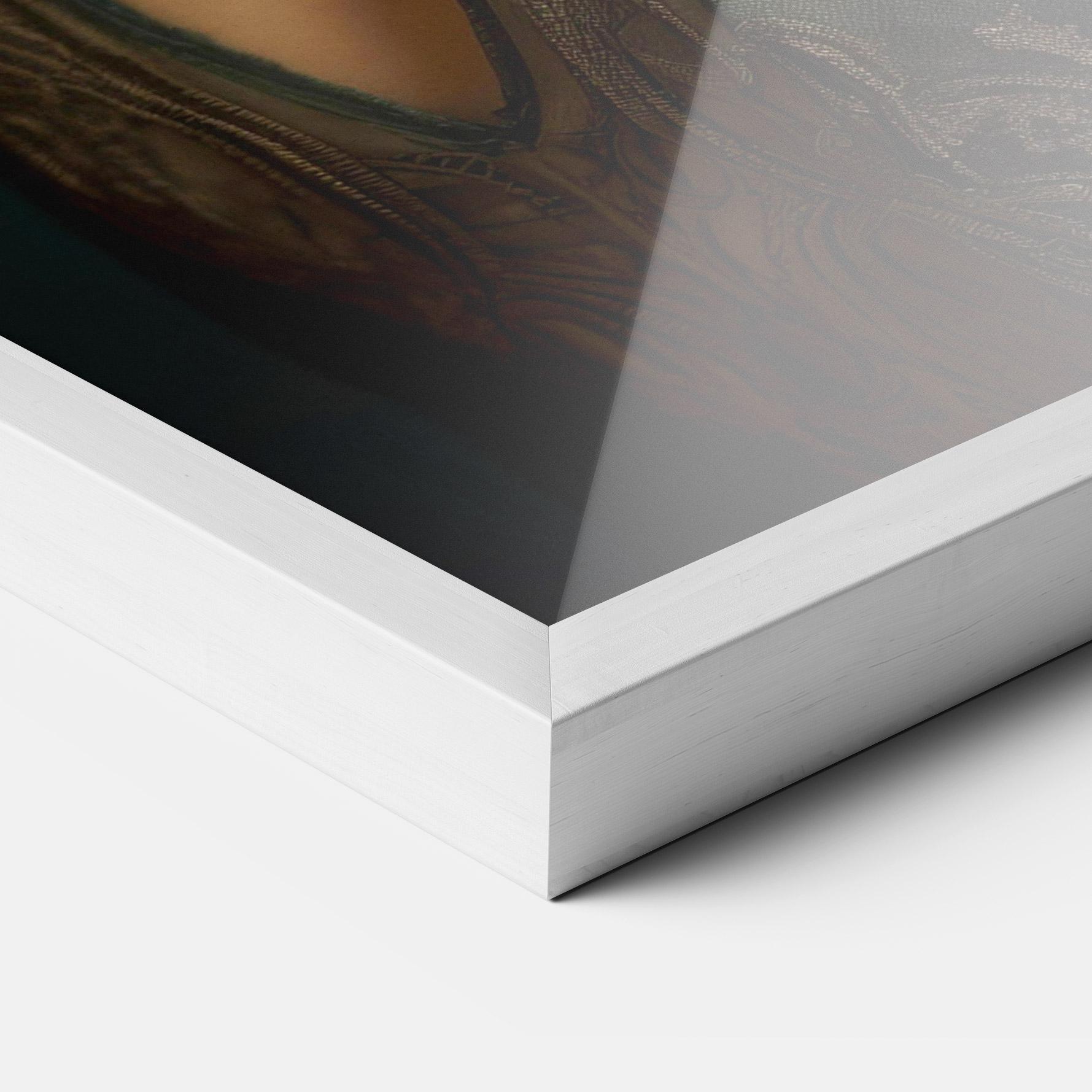 Plakat w Ramie Green Vintage Blouse mockup 3