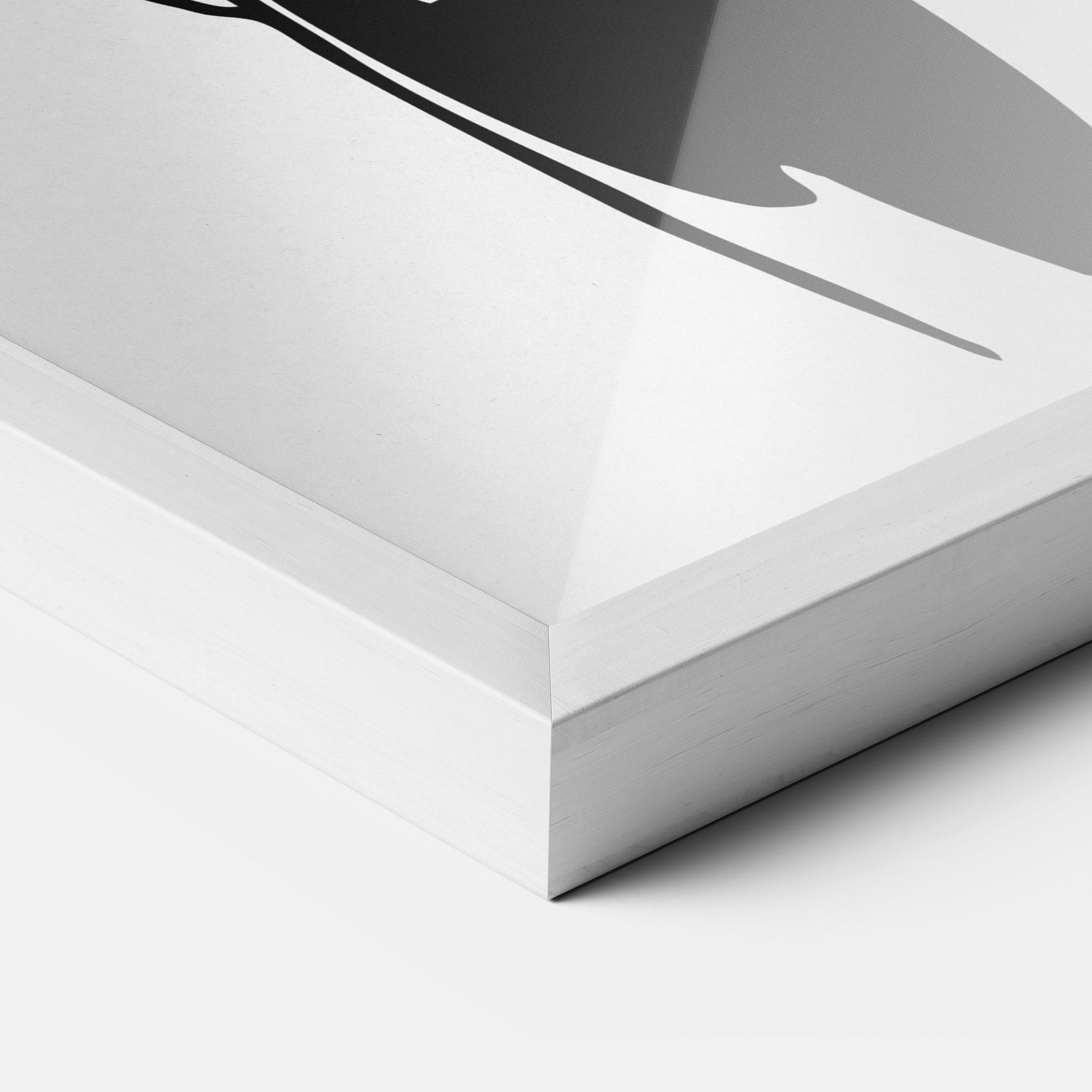 Plakat w Ramie Vintage Girl Line mockup 3