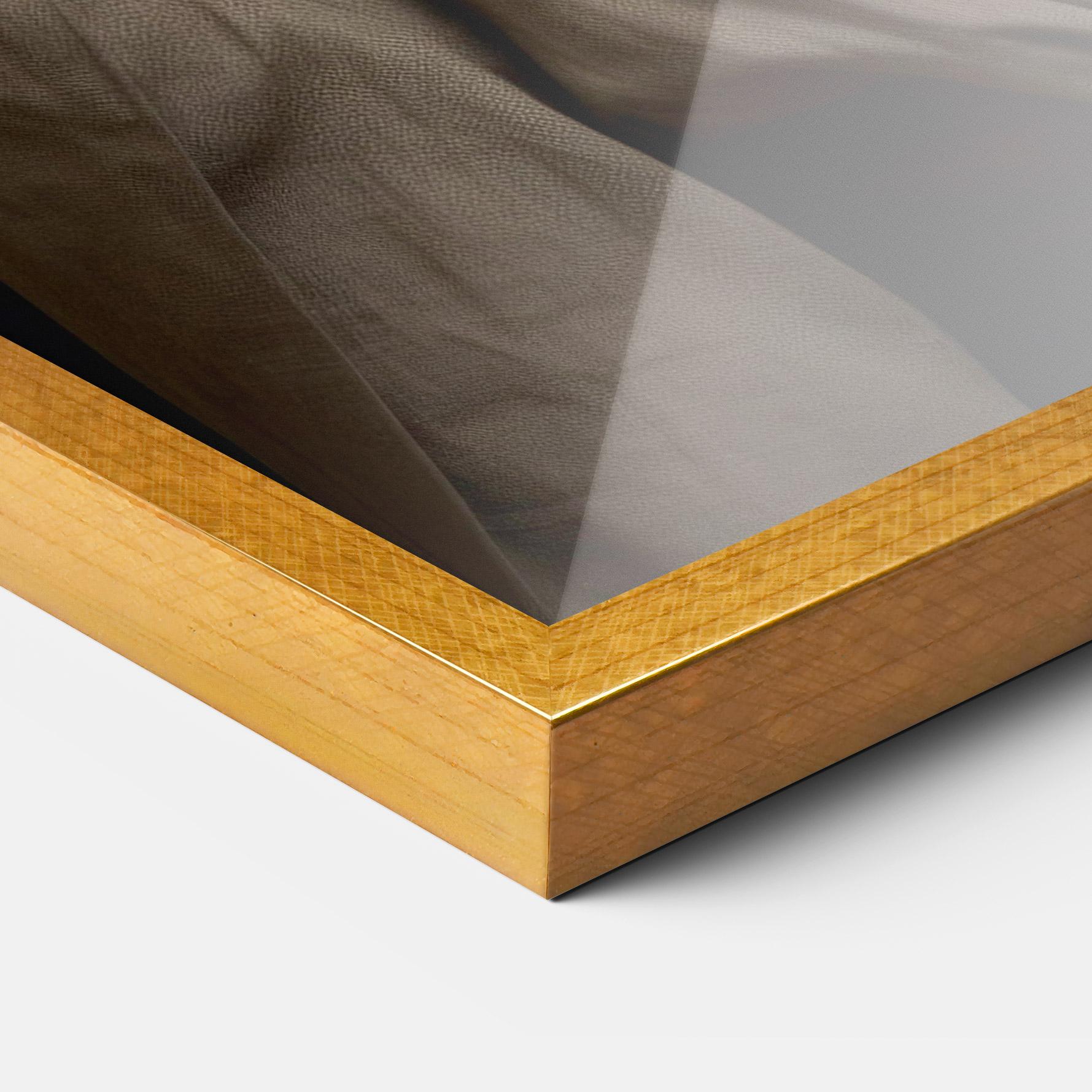 Plakat w Ramie Brown Vintage Hat mockup 3