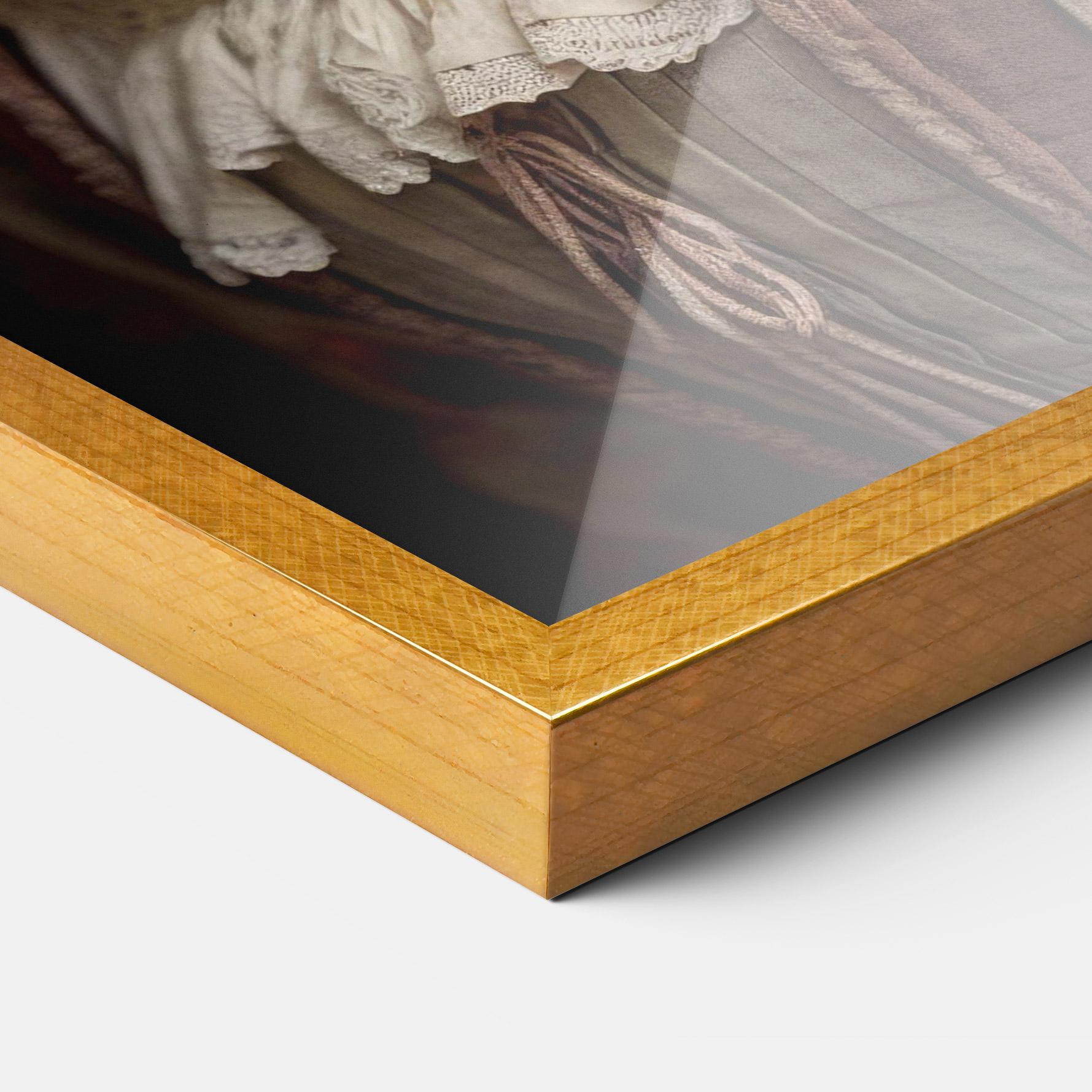 Plakat w Ramie Light Green Dress mockup 3