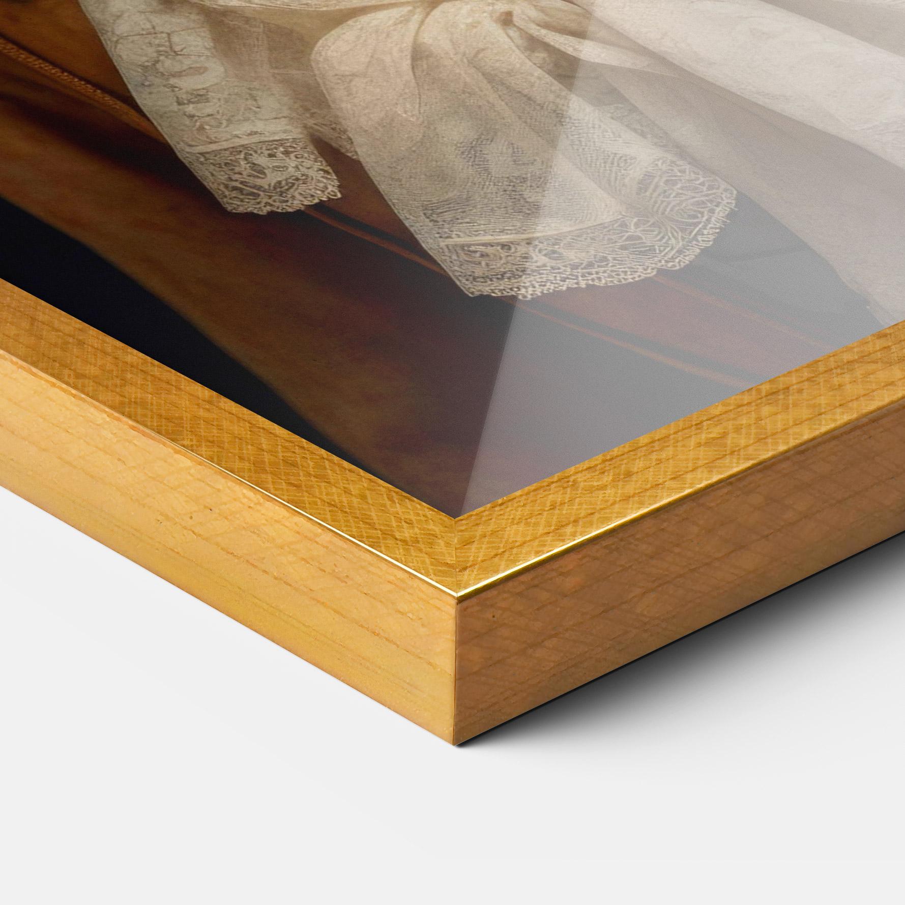 Plakat w Ramie Vintage Orange Outfit mockup 3