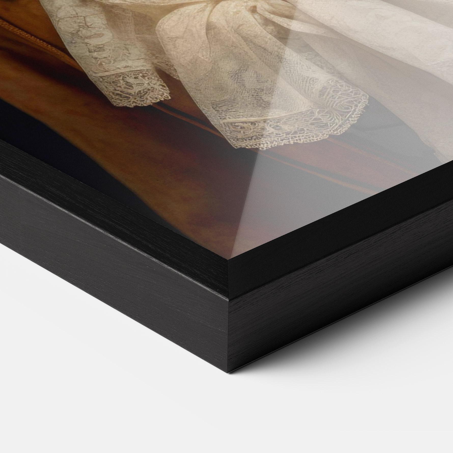 Plakat w Ramie Vintage Orange Outfit mockup 3