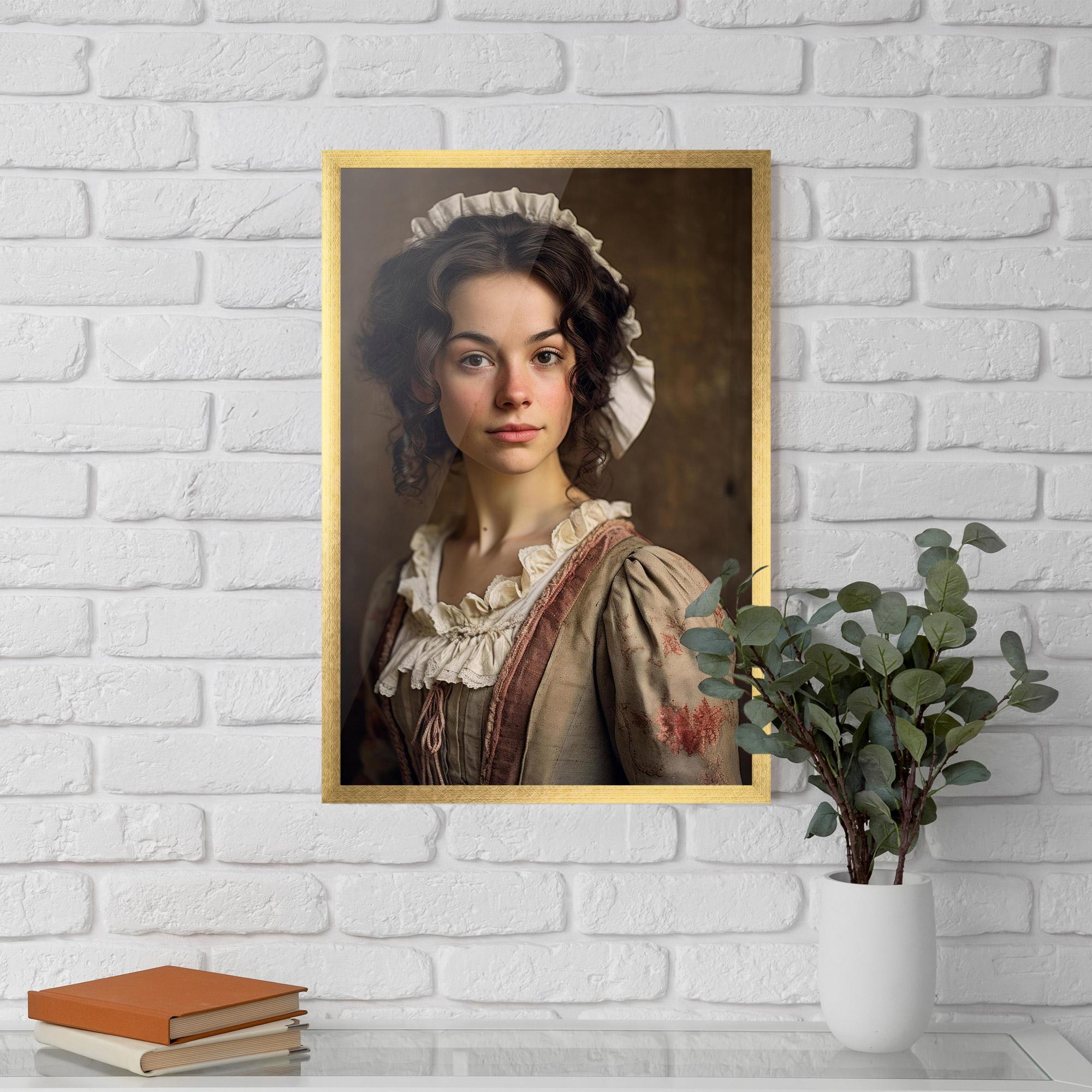 Plakat w Ramie Light Green Dress mockup 5