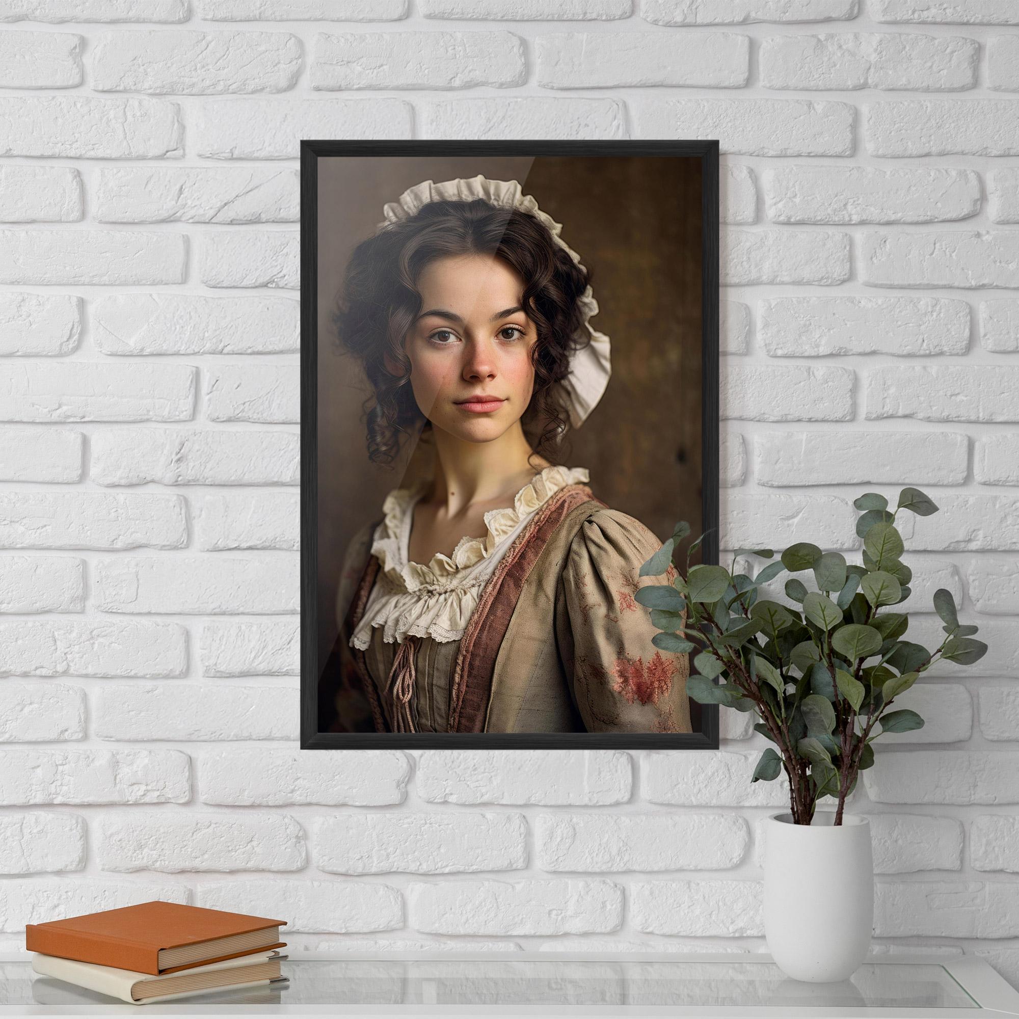 Plakat w Ramie Light Green Dress mockup 5