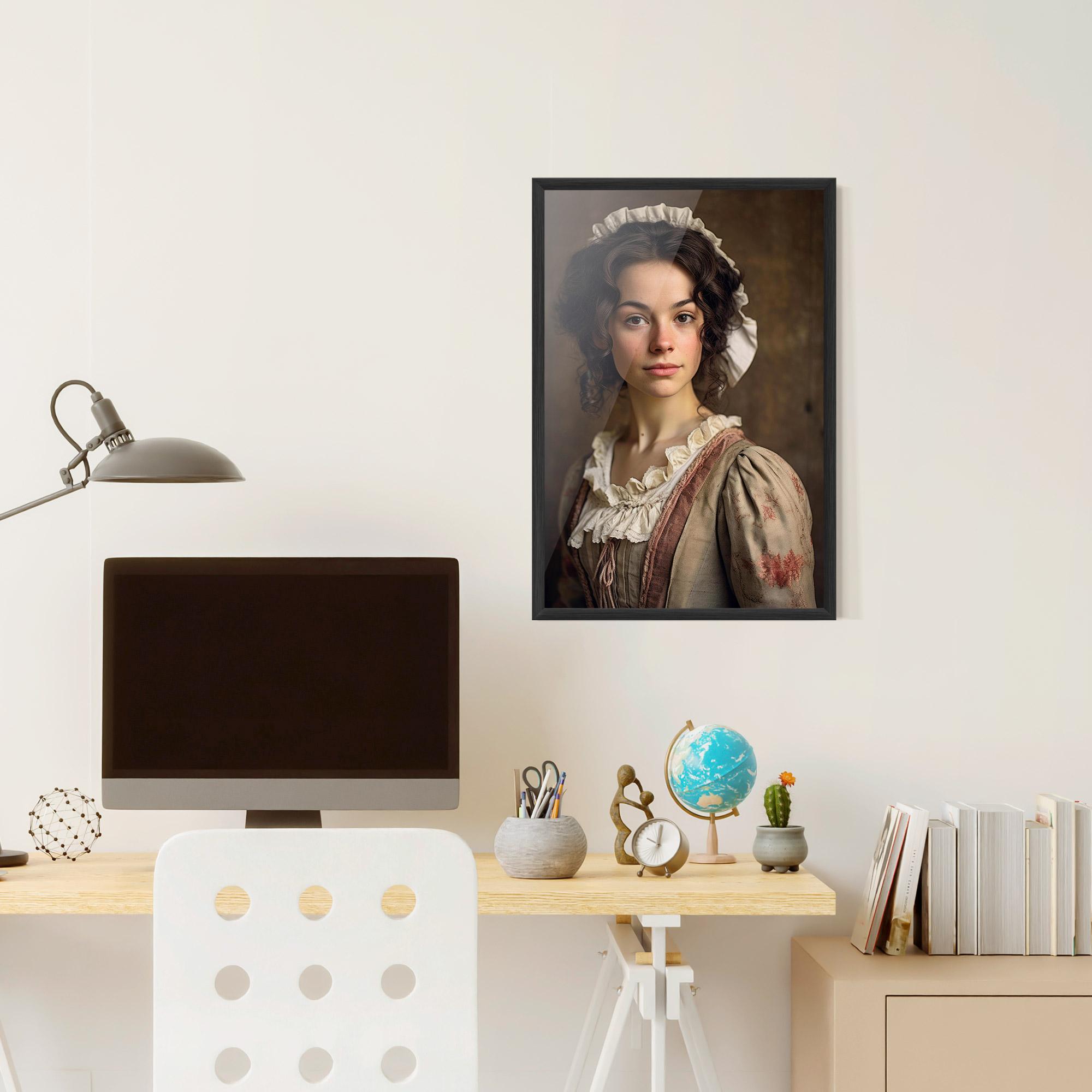 Plakat w Ramie Light Green Dress mockup 6