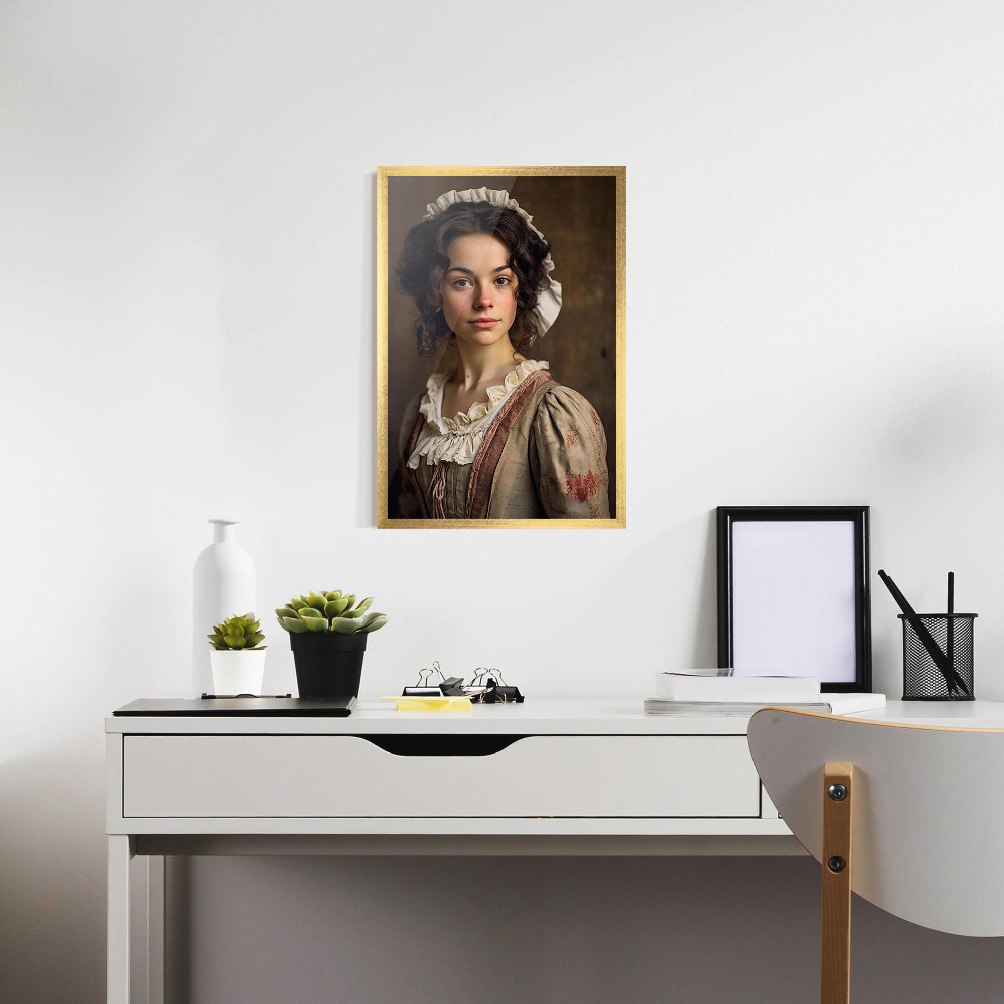 Plakat w Ramie Light Green Dress mockup 7