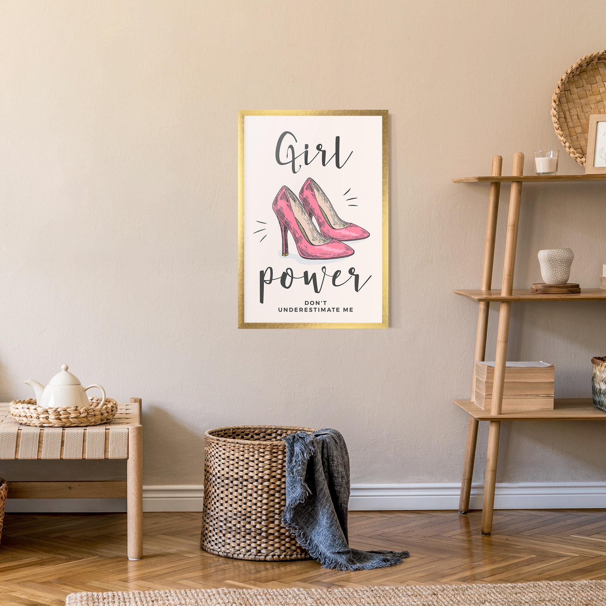 Plakat w Ramie Girl Power mockup 9