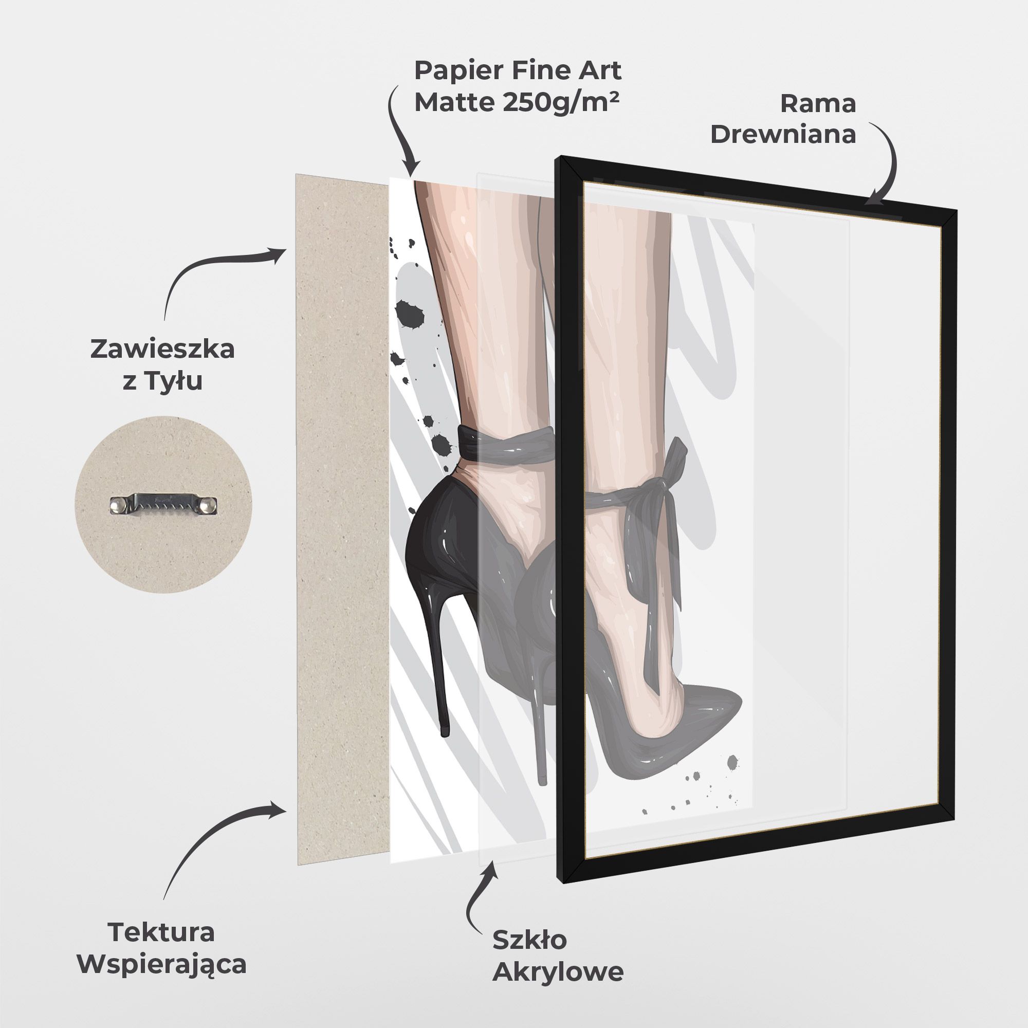 Black Woman Shoes mockup 1