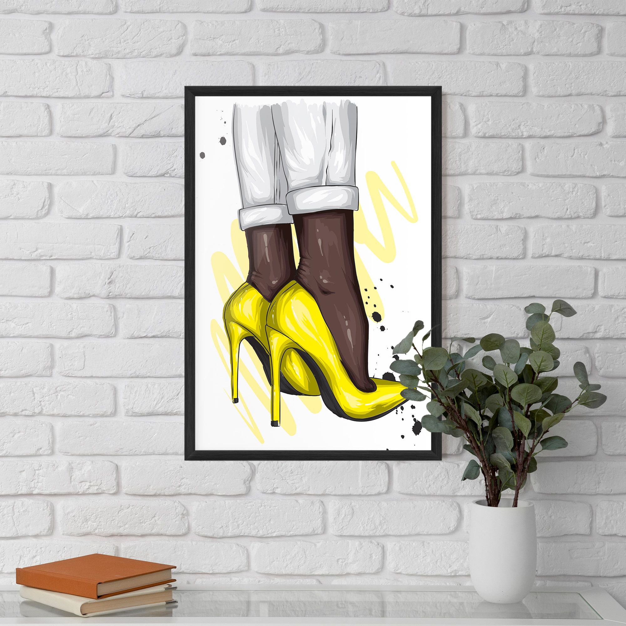 Yellow Shoes mockup 5