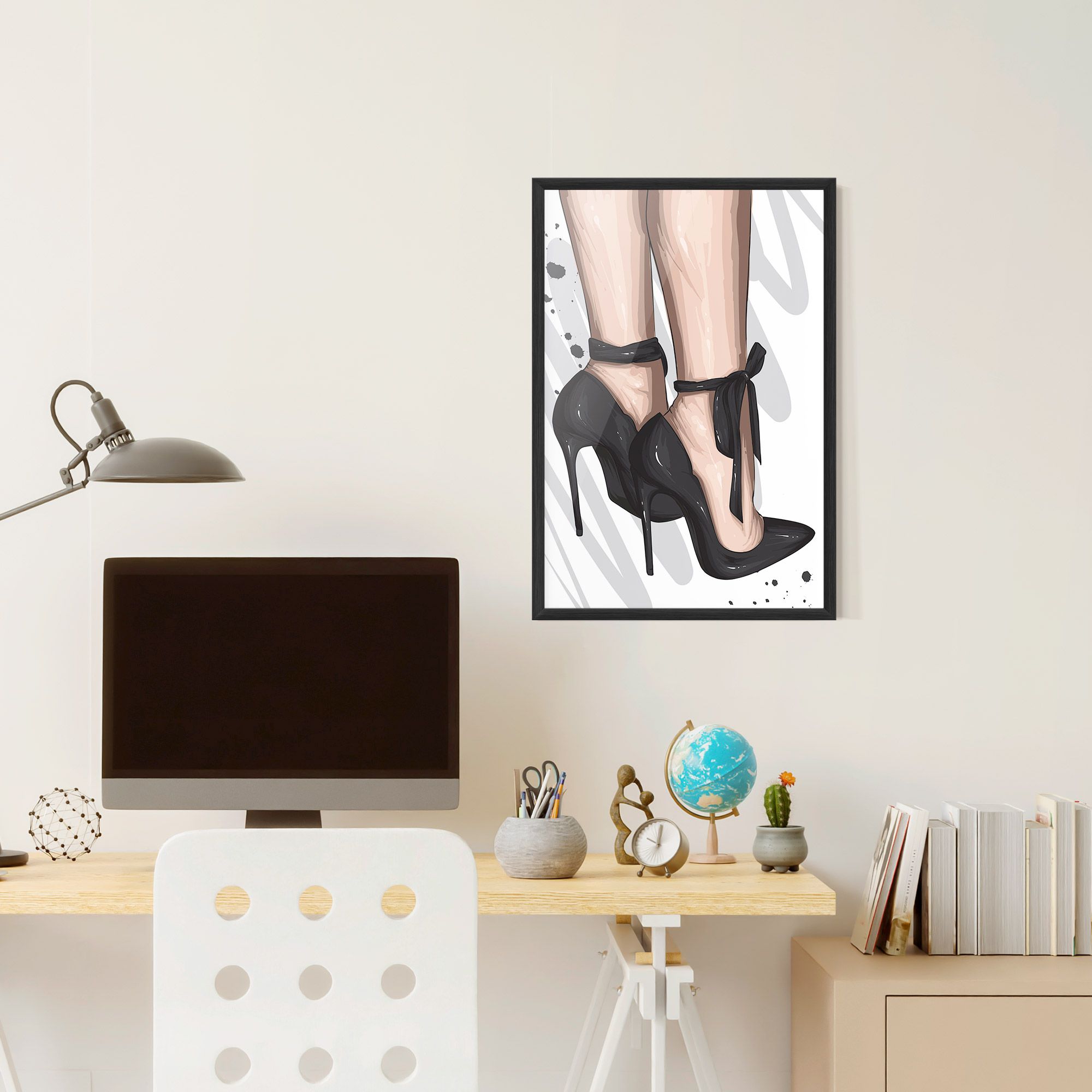 Black Woman Shoes mockup 6