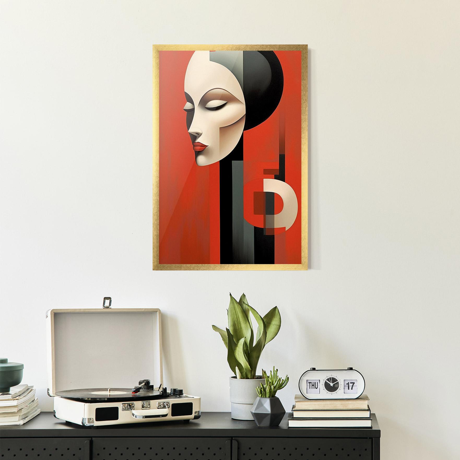 Plakat w Ramie Art Russian Revolution mockup 2