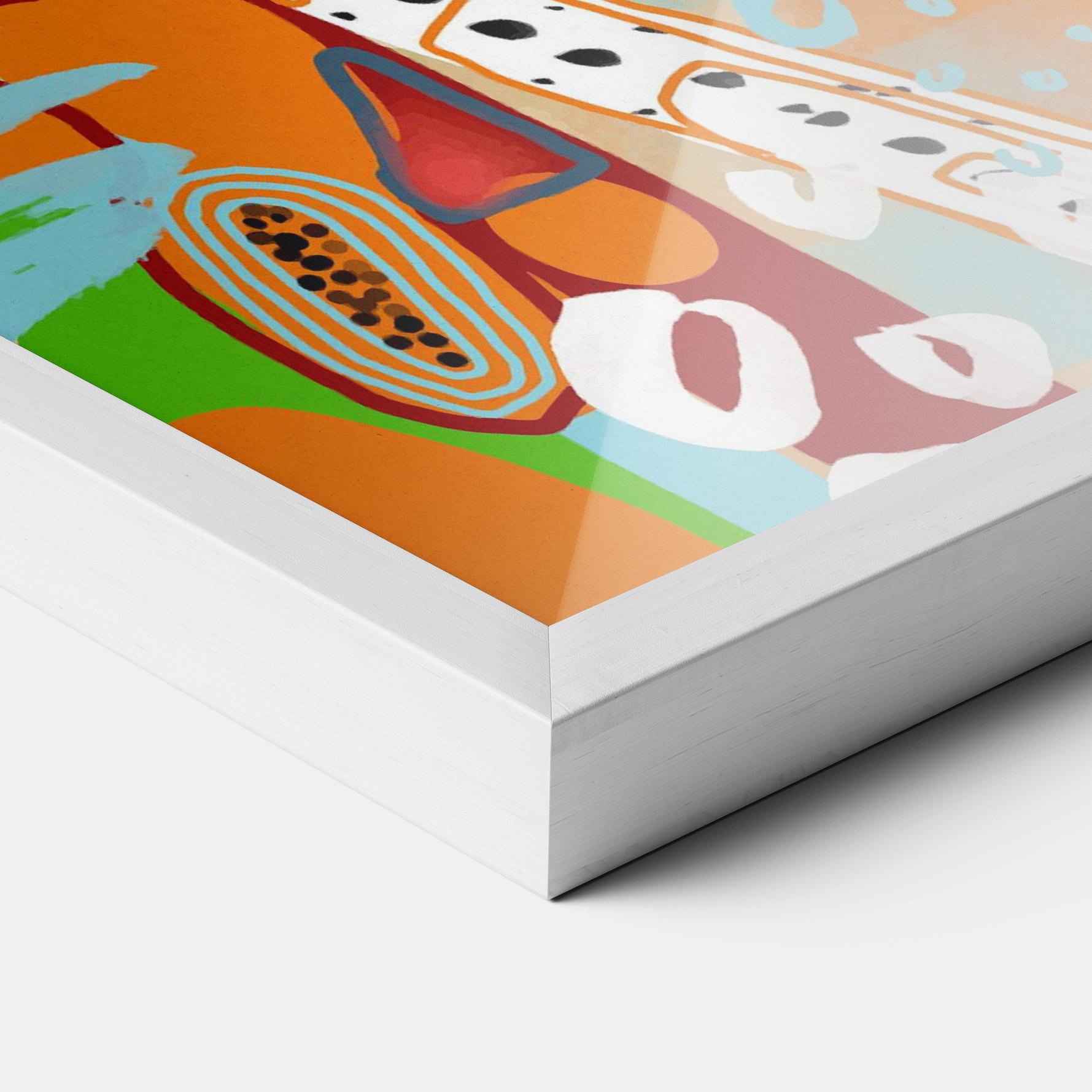 Plakat w Ramie Abstract Art Woman mockup 3