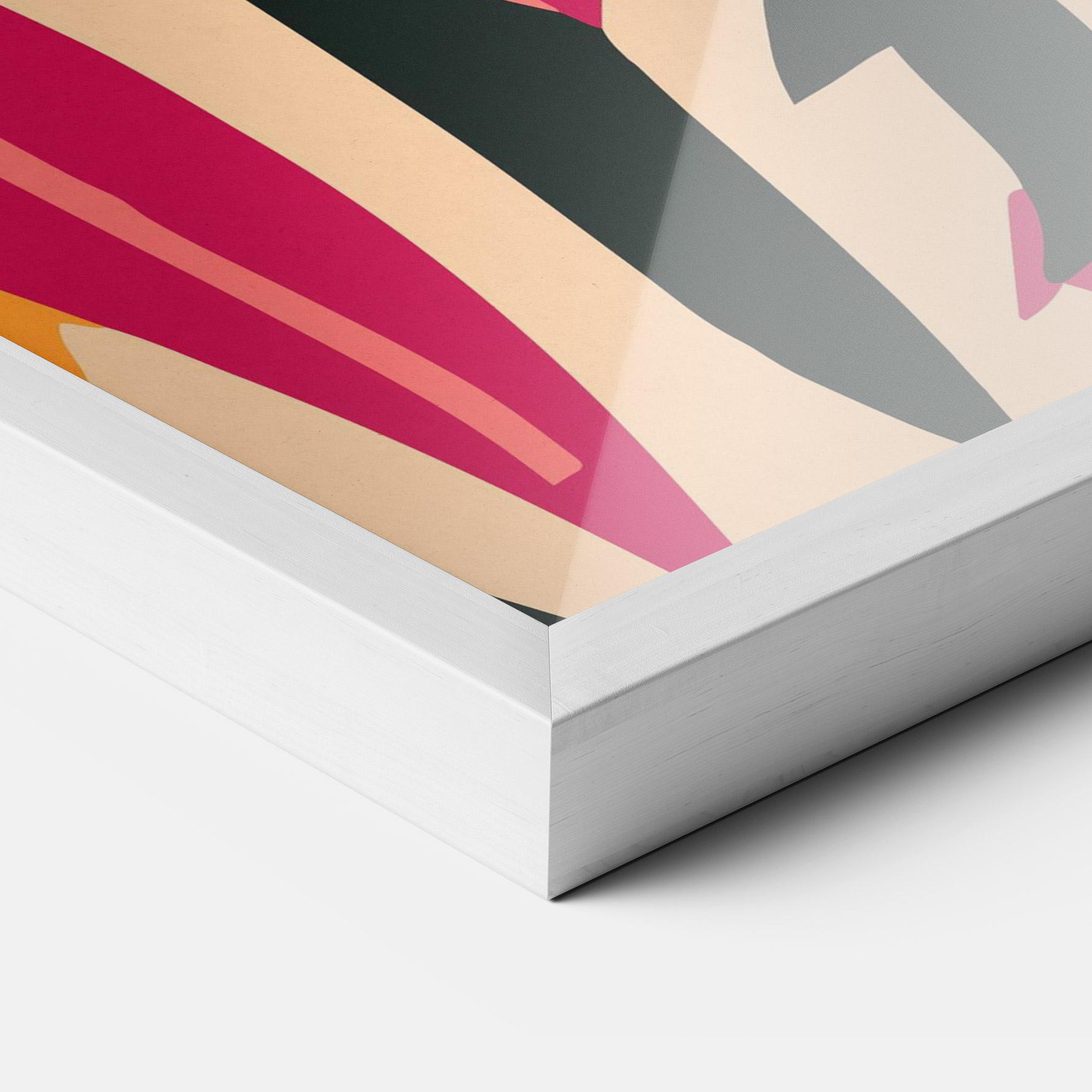 Plakat w Ramie Crowd Face mockup 3