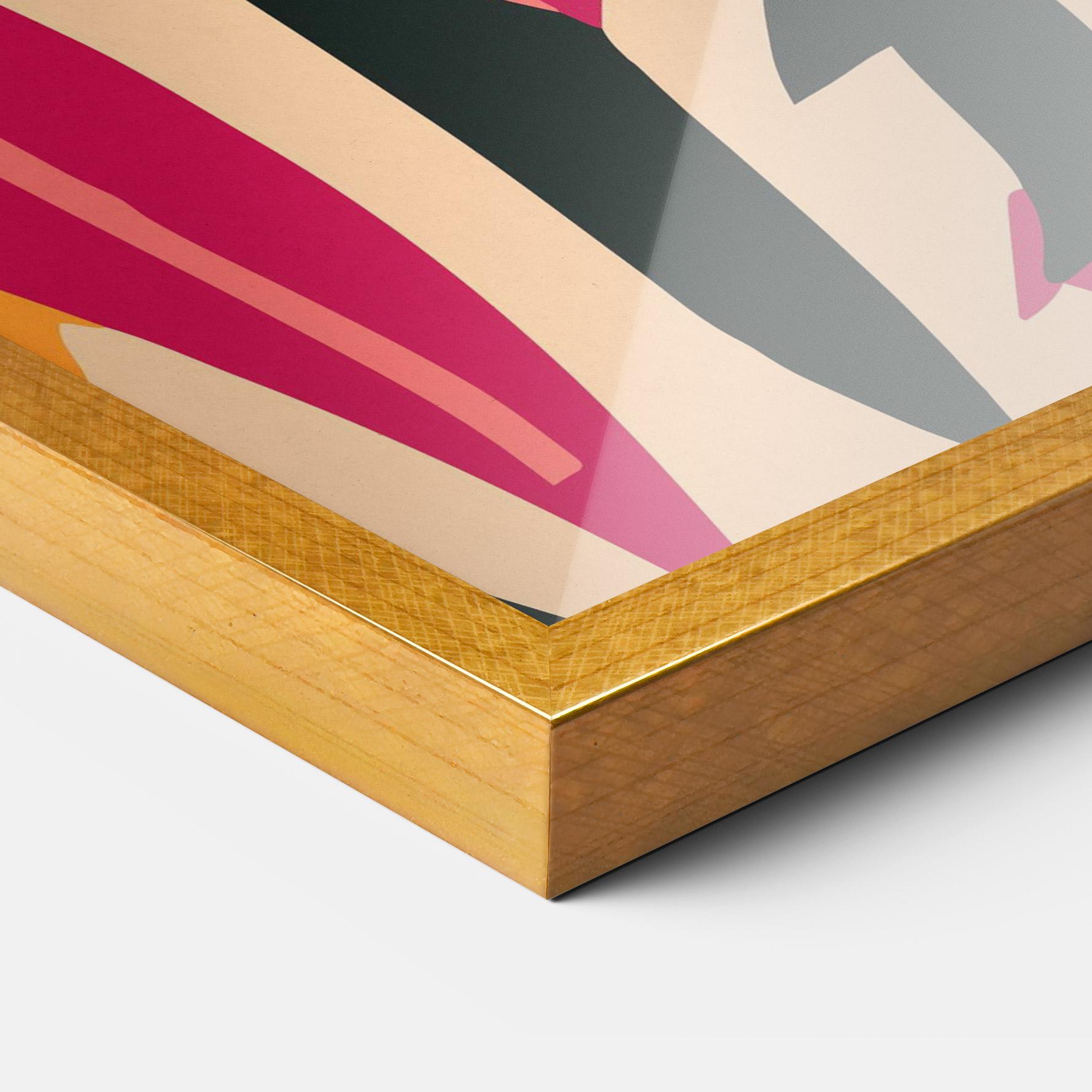 Plakat w Ramie Crowd Face mockup 3